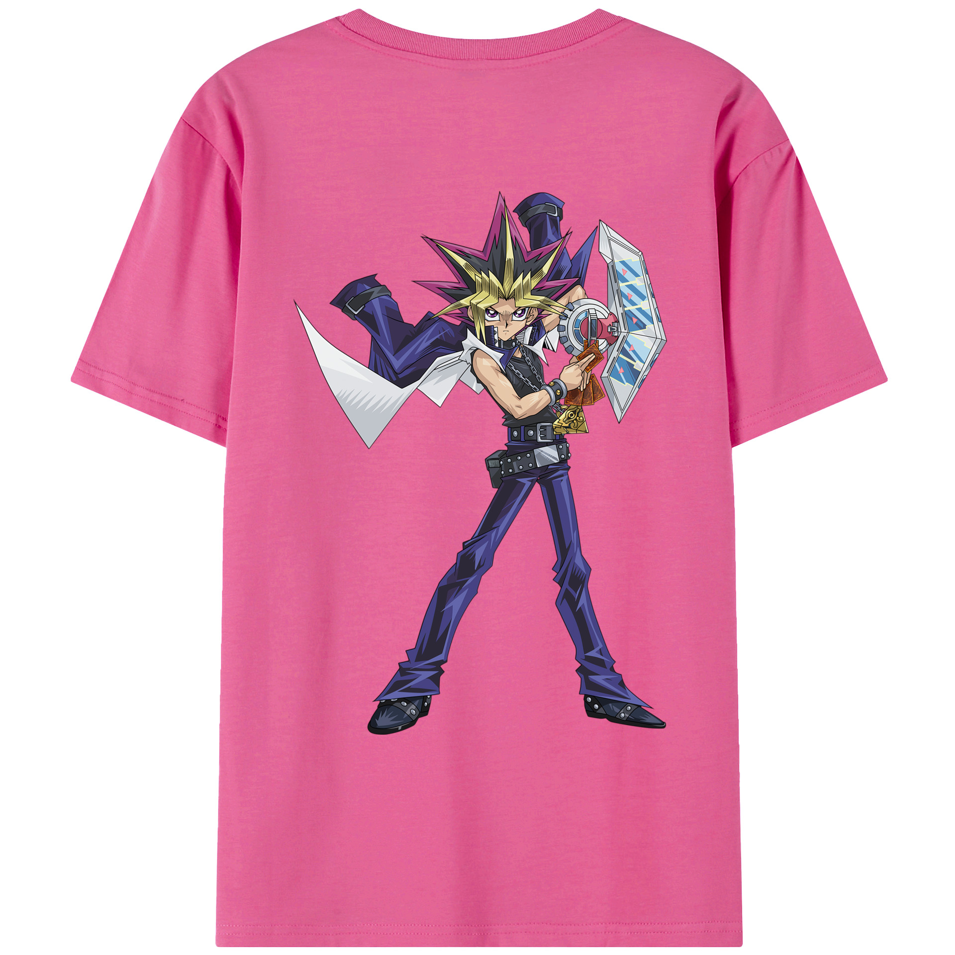 遊☆戯☆王 Yu-Gi-Oh! レディース半袖Tシャツ(バックプリント)