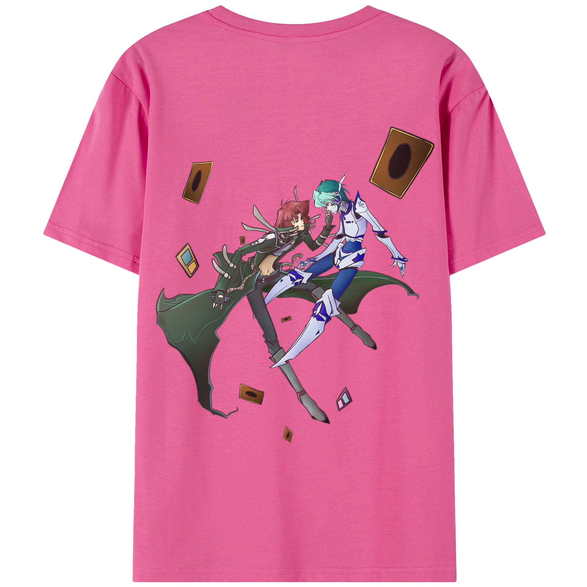 遊☆戯☆王 Yu-Gi-Oh! レディース半袖Tシャツ(バックプリント)
