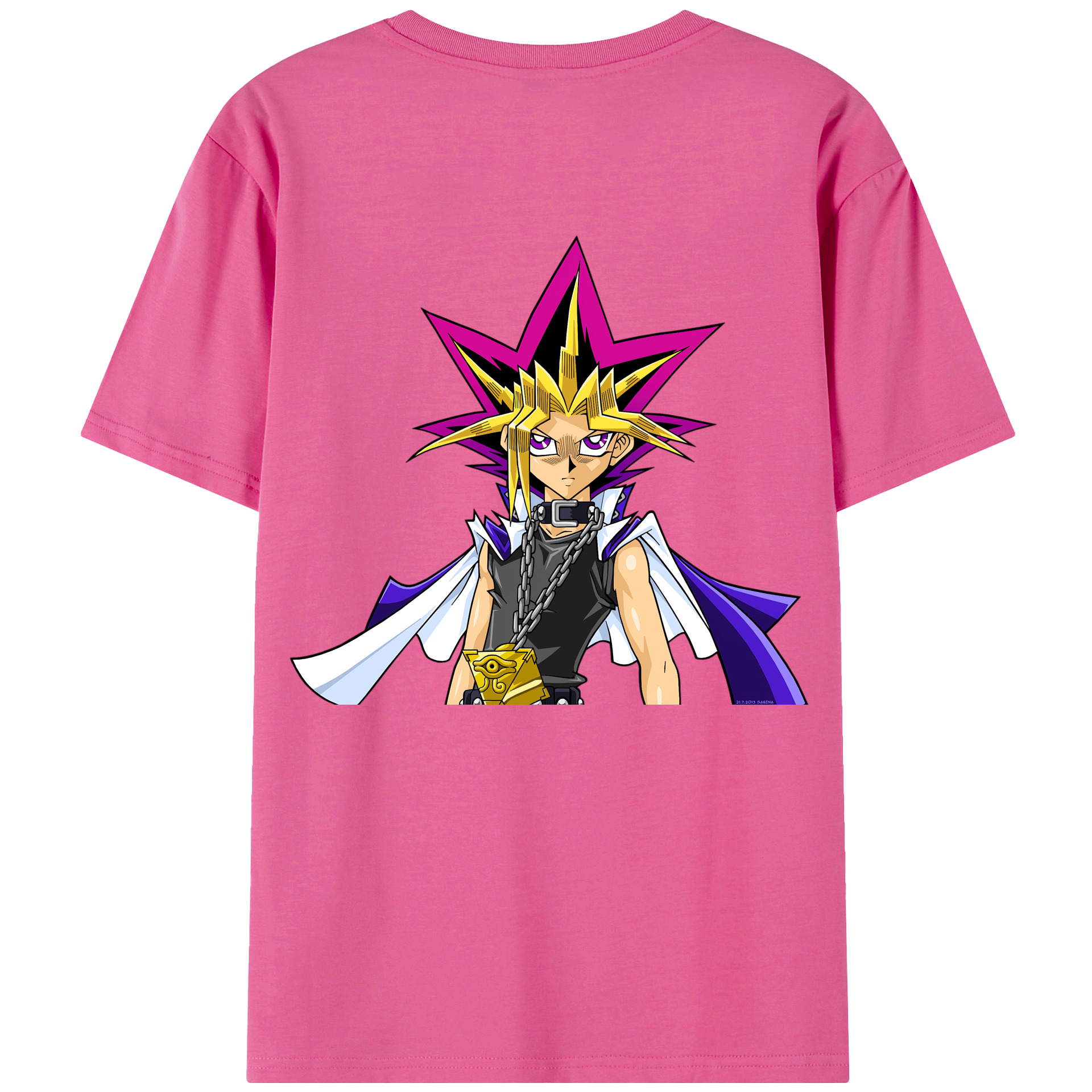 （画像用） 遊☆戯☆王 Yu-Gi-Oh! レディース半袖Tシャツ(バックプリント)
