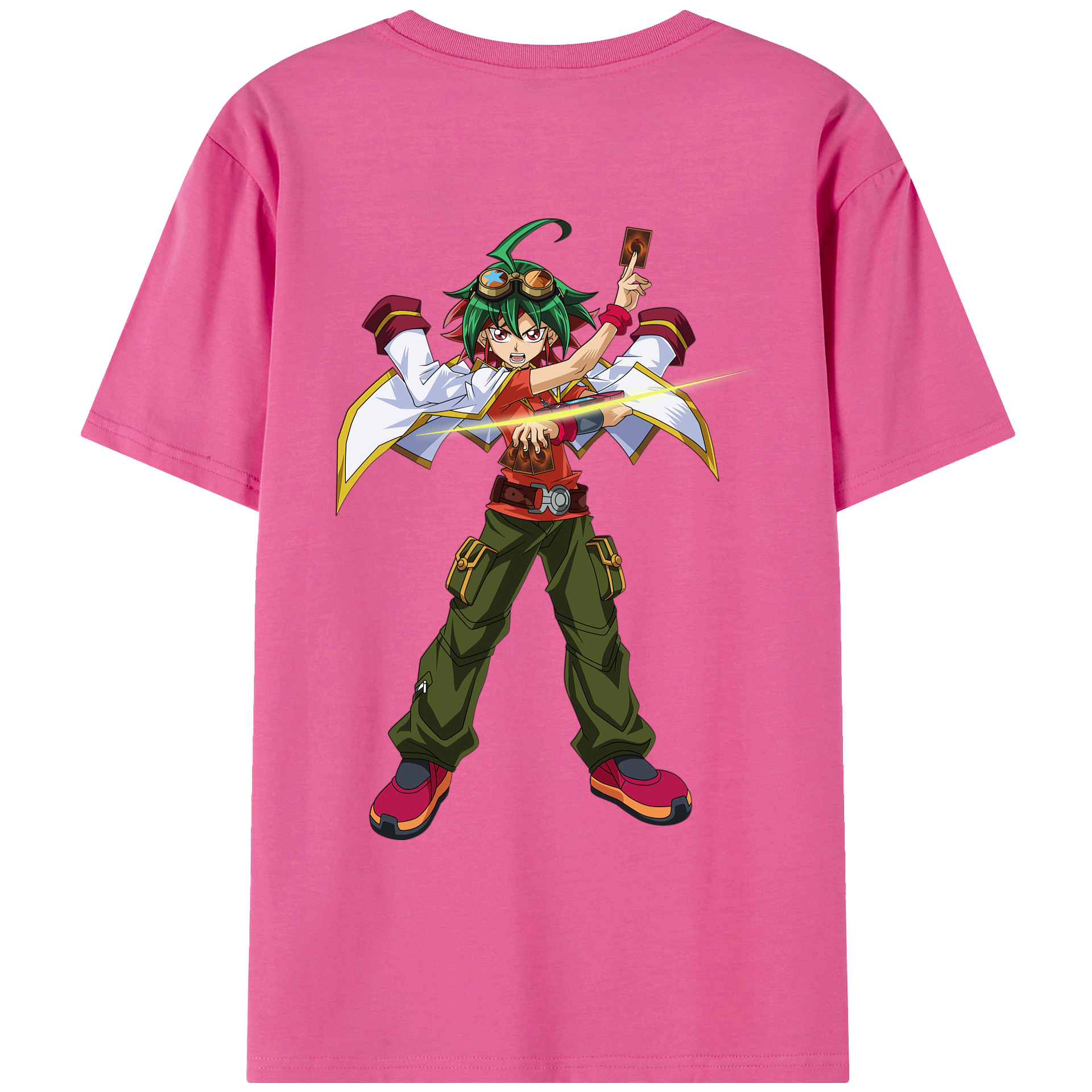 （画像用） 遊☆戯☆王 Yu-Gi-Oh! レディース半袖Tシャツ(バックプリント)