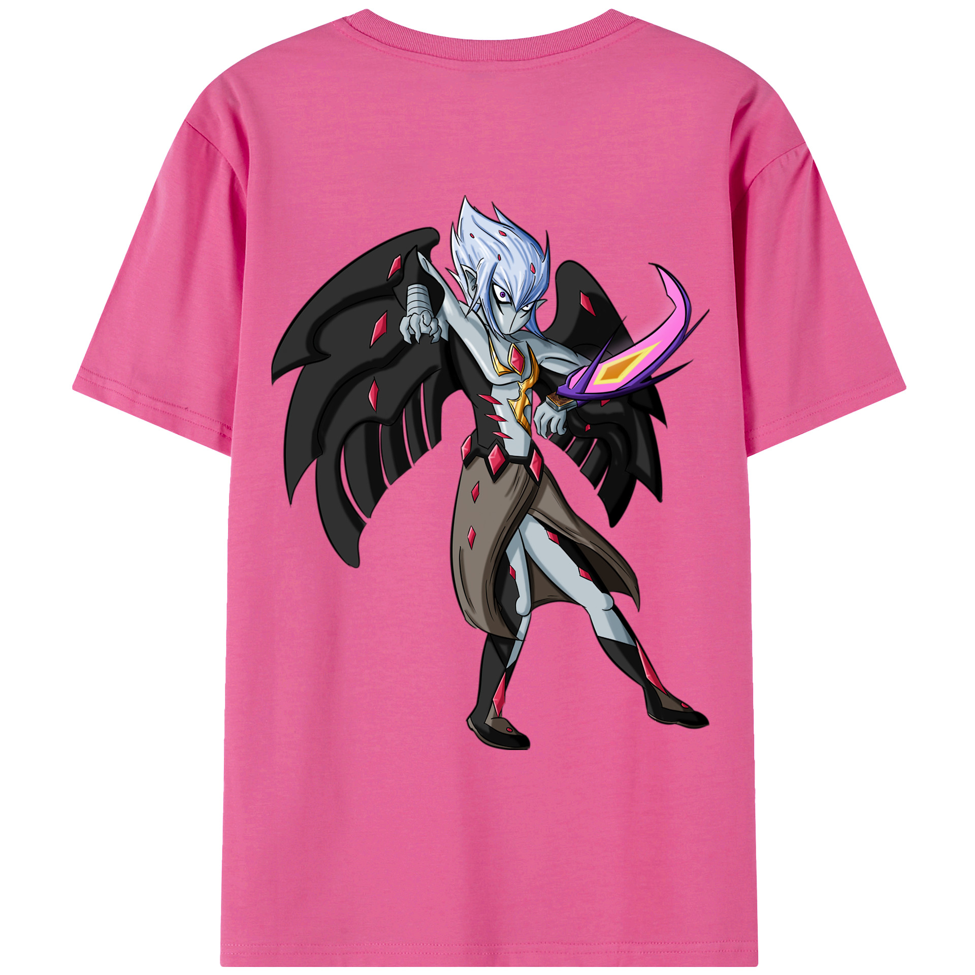 （画像用） 遊☆戯☆王 Yu-Gi-Oh! レディース半袖Tシャツ(バックプリント)