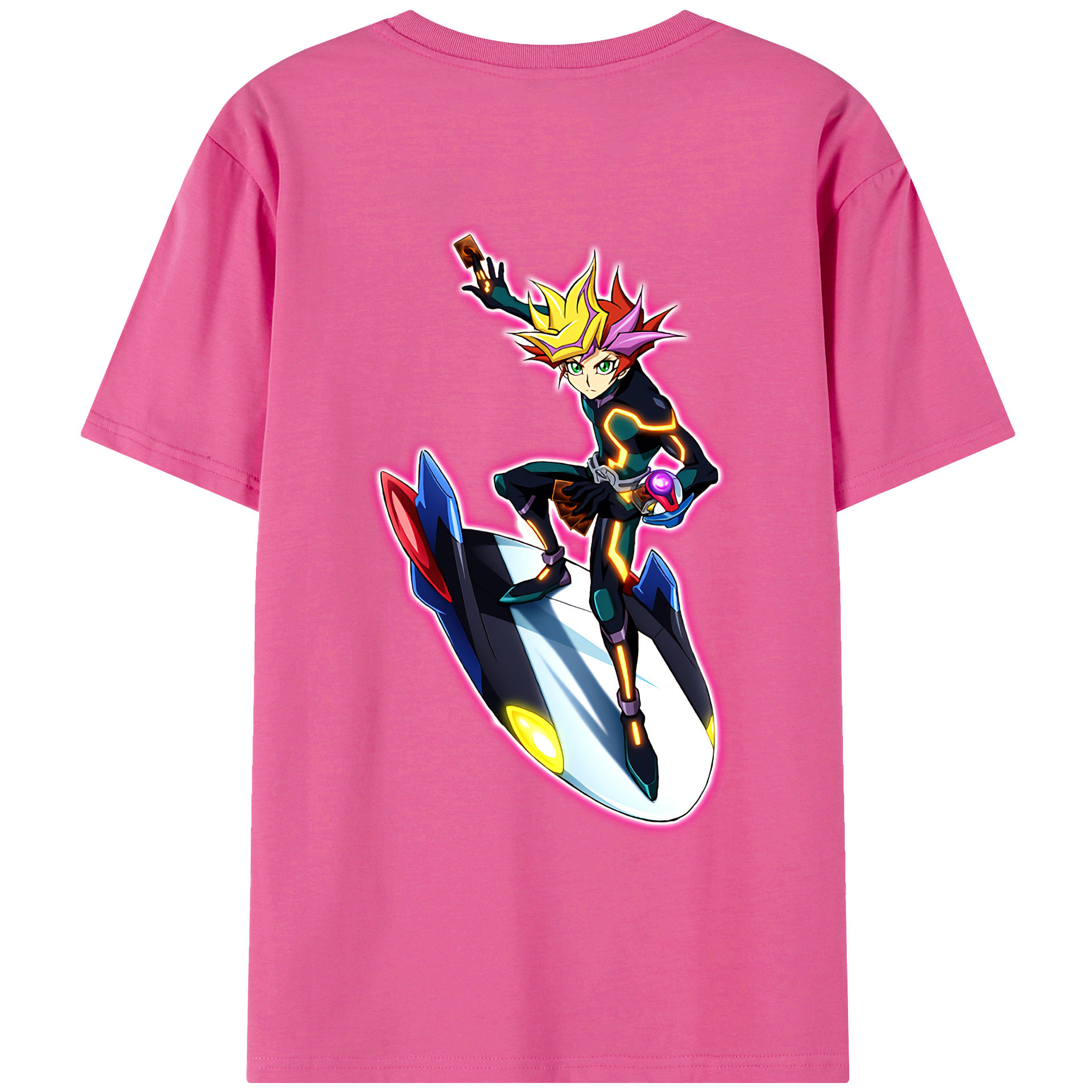 （画像用） 遊☆戯☆王 Yu-Gi-Oh! レディース半袖Tシャツ(バックプリント)