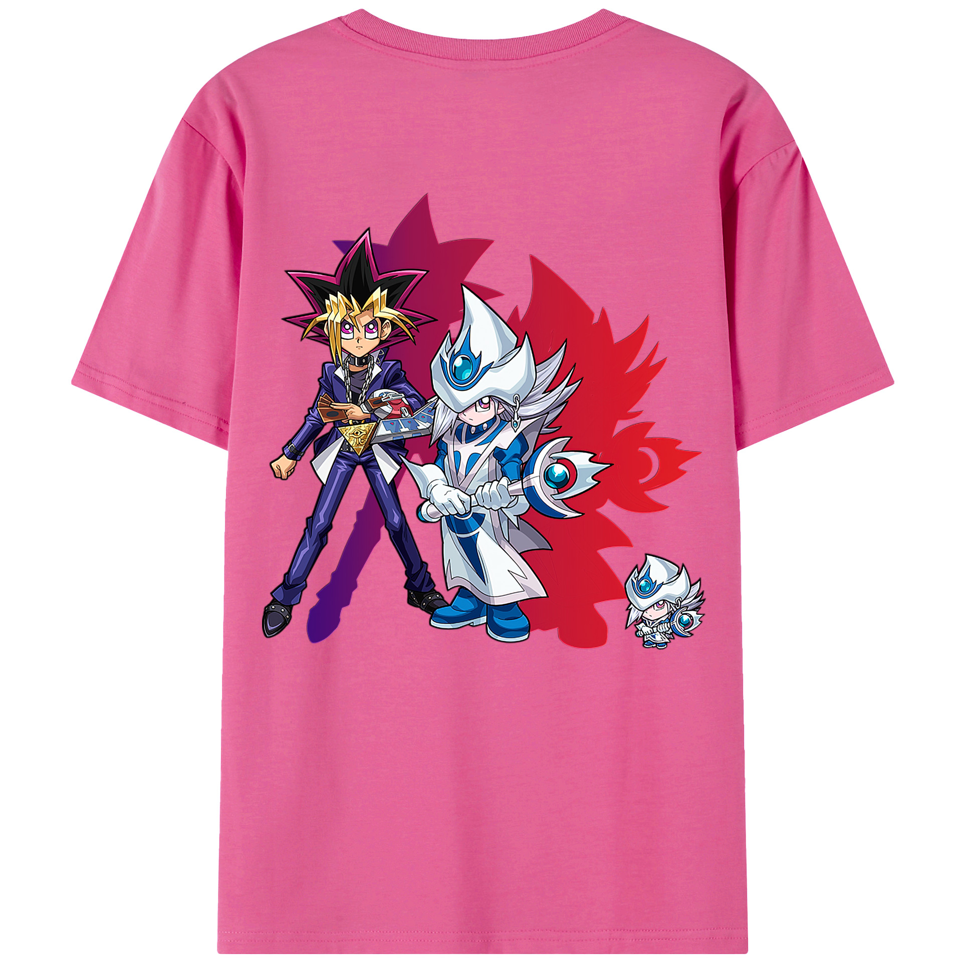 （画像用） 遊☆戯☆王 Yu-Gi-Oh! レディース半袖Tシャツ(バックプリント)
