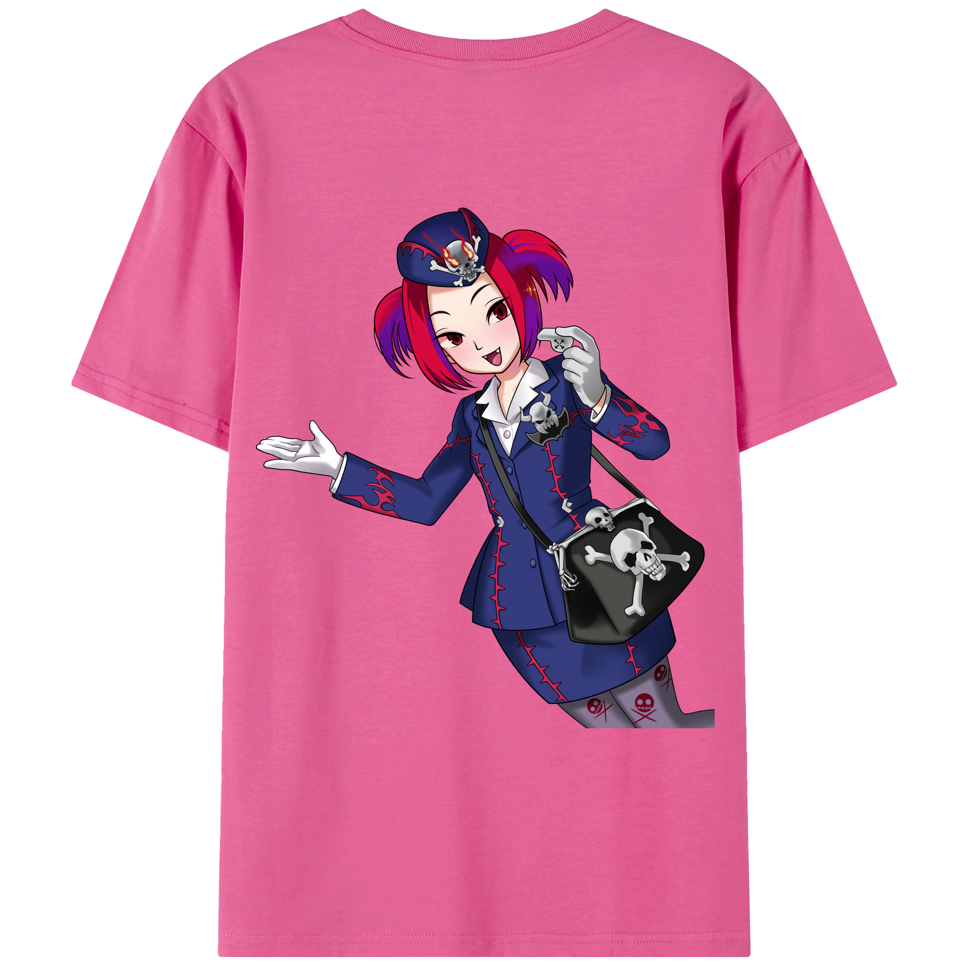 （画像用） 遊☆戯☆王 Yu-Gi-Oh! レディース半袖Tシャツ(バックプリント)