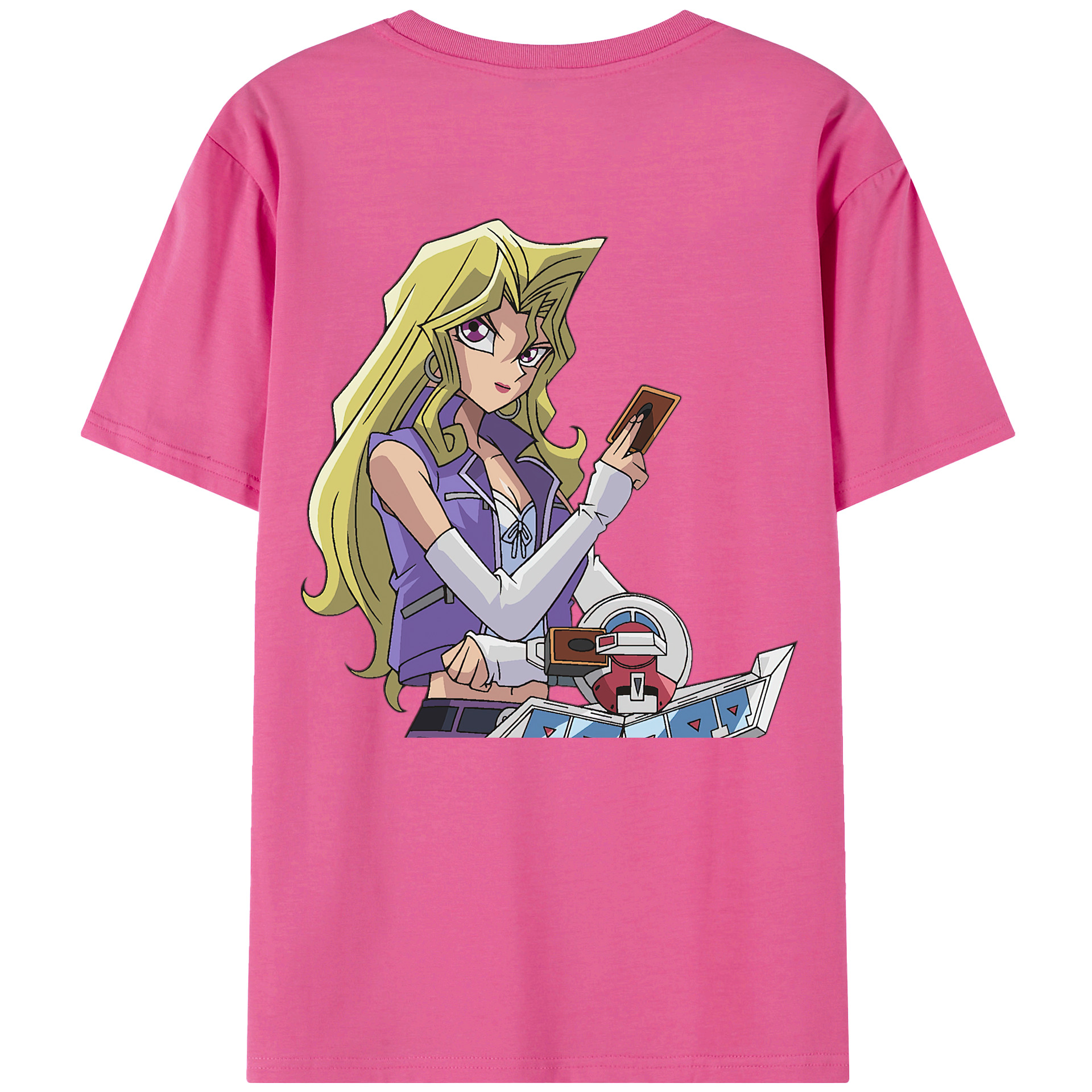 （画像用） 遊☆戯☆王 Yu-Gi-Oh! レディース半袖Tシャツ(バックプリント)