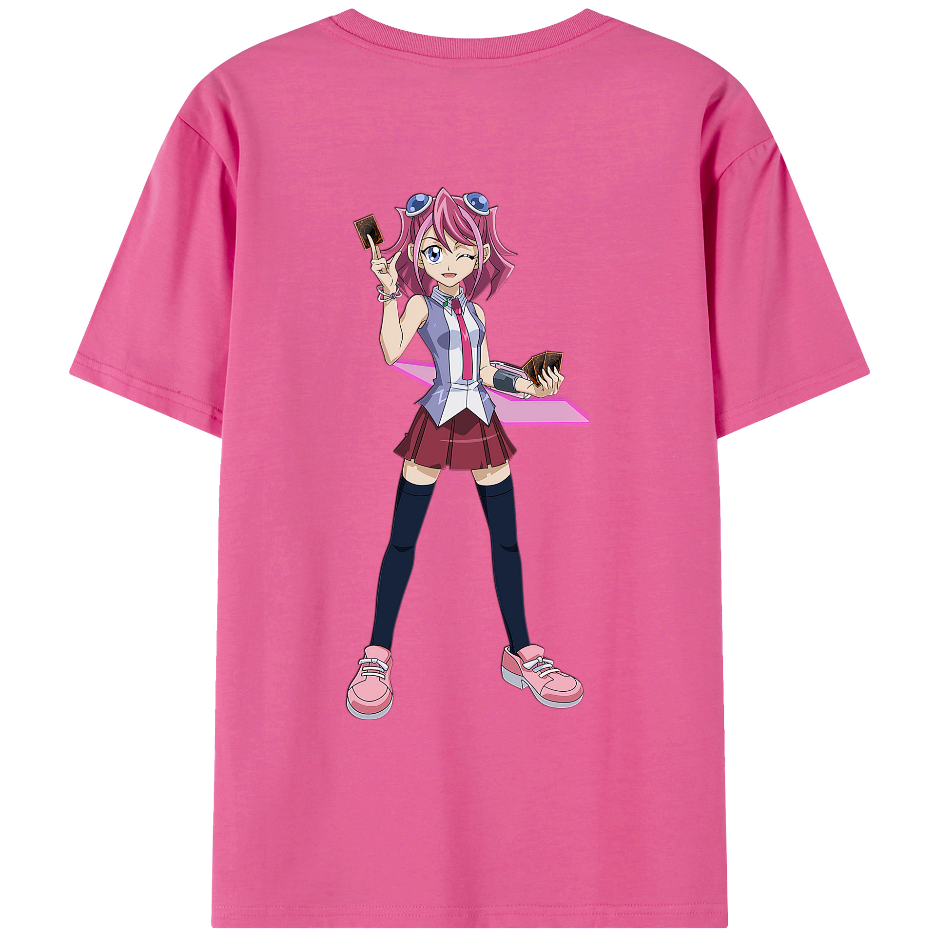 （画像用） 遊☆戯☆王 Yu-Gi-Oh! レディース半袖Tシャツ(バックプリント)