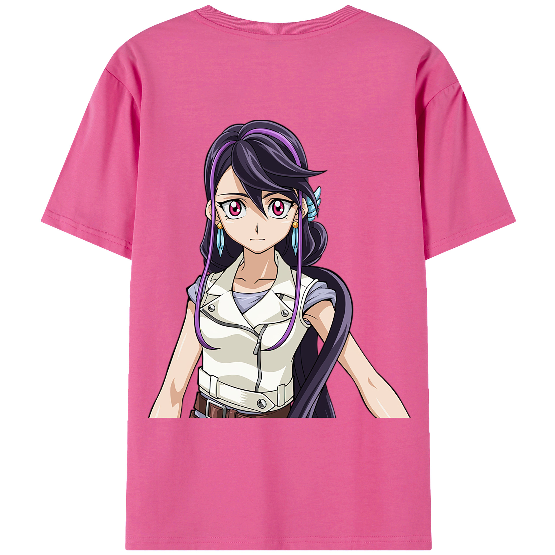（画像用） 遊☆戯☆王 Yu-Gi-Oh! レディース半袖Tシャツ(バックプリント)