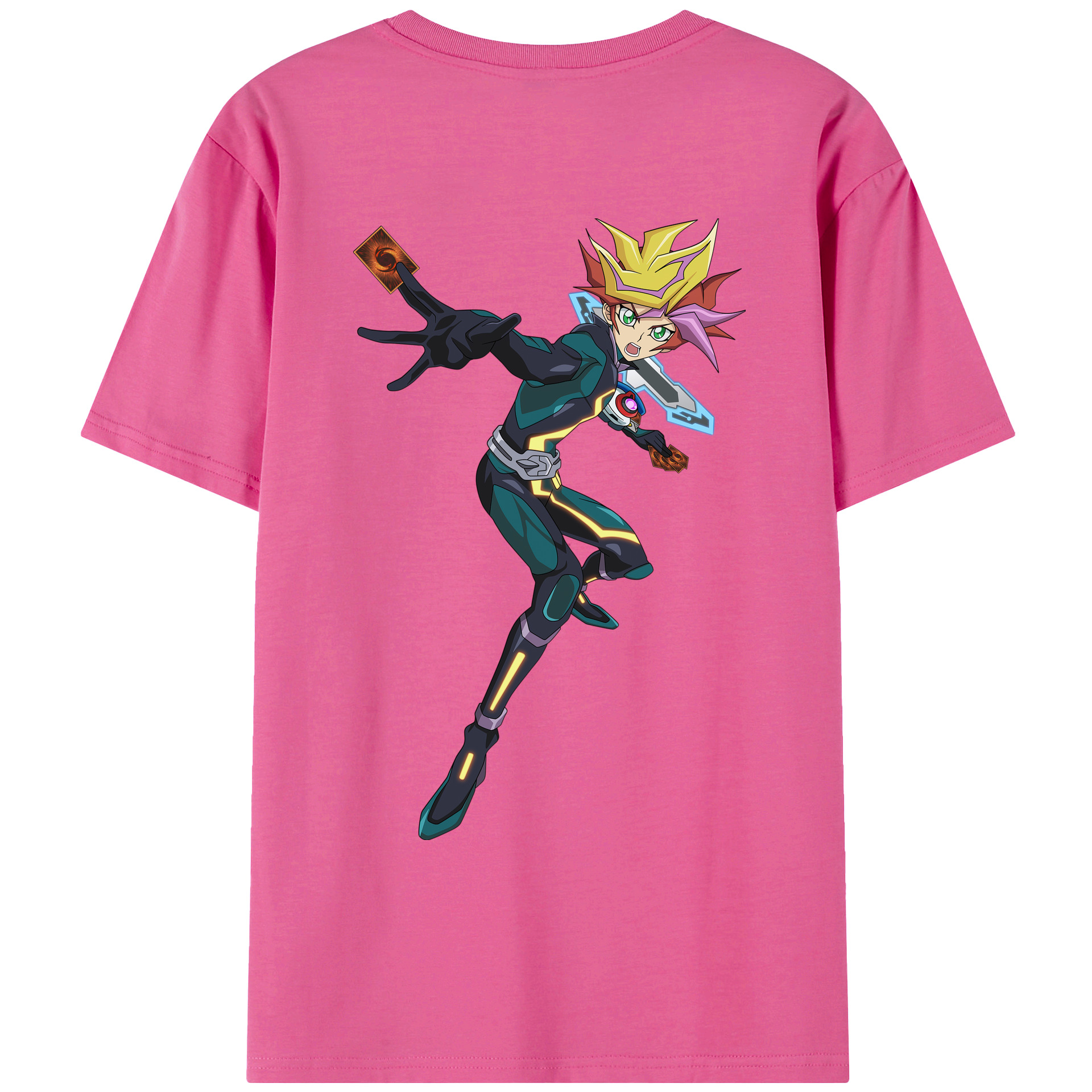 （画像用） 遊☆戯☆王 Yu-Gi-Oh! レディース半袖Tシャツ(バックプリント)