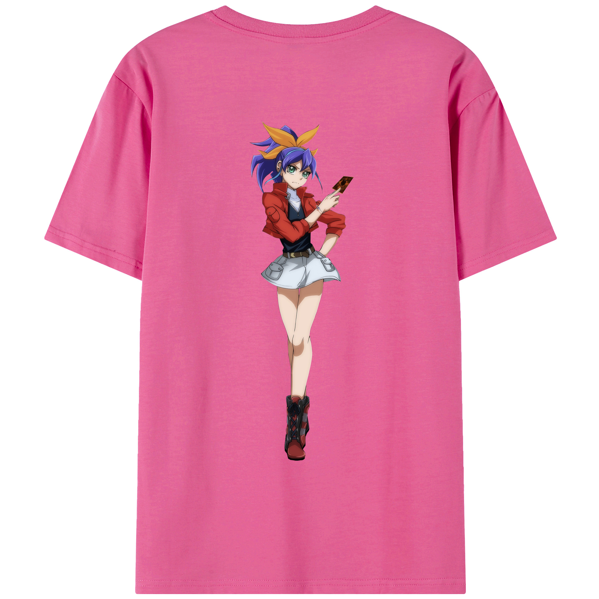 （画像用） 遊☆戯☆王 Yu-Gi-Oh! レディース半袖Tシャツ(バックプリント)