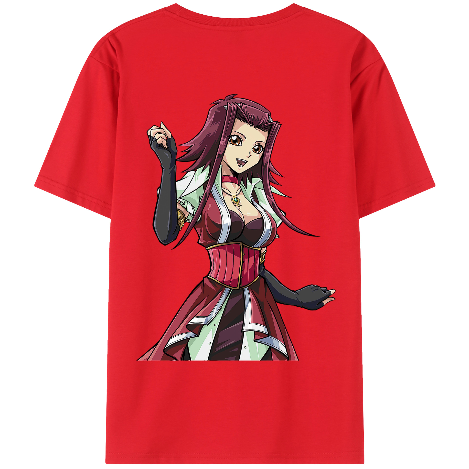 （画像用） 遊☆戯☆王 Yu-Gi-Oh! レディース半袖Tシャツ(バックプリント)