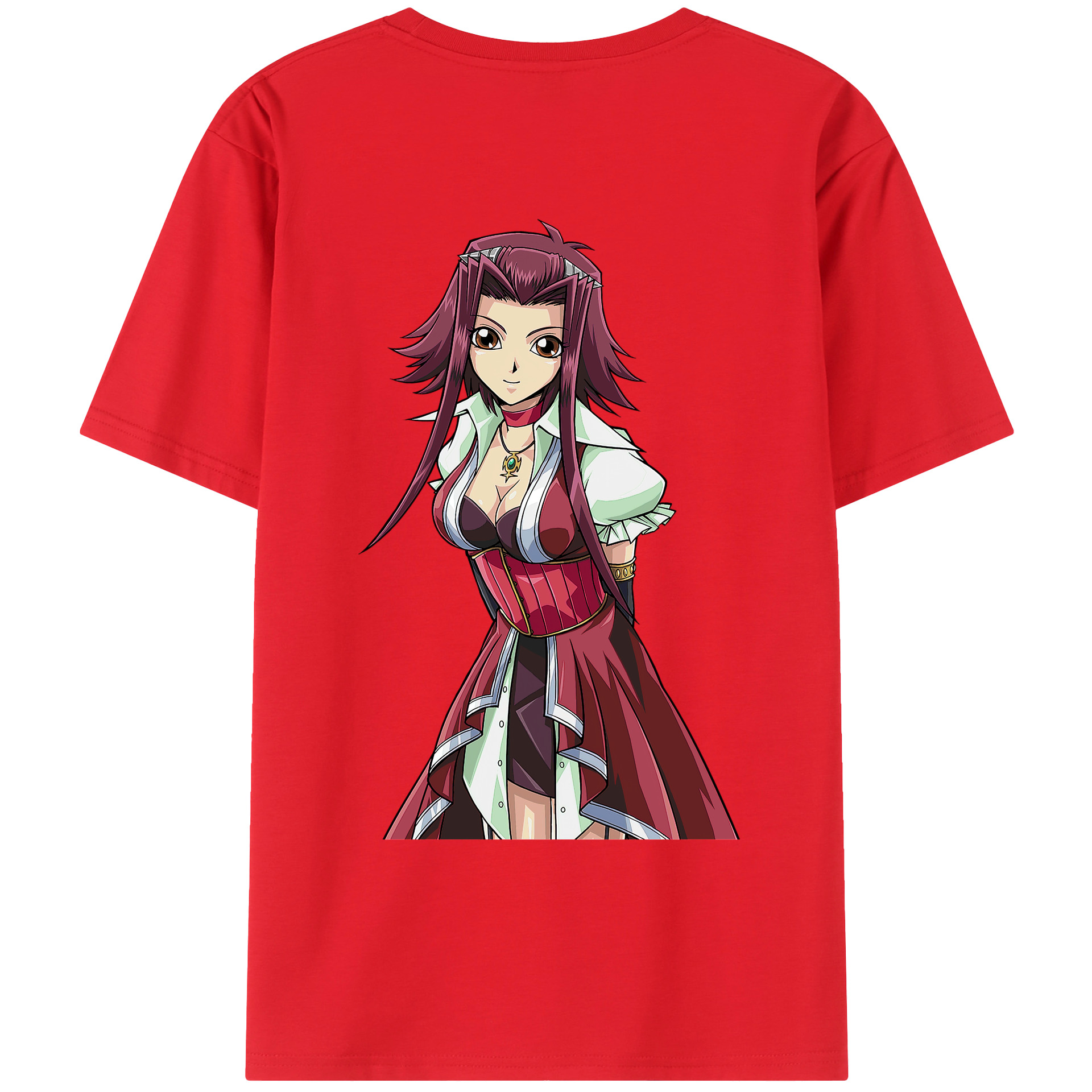 （画像用） 遊☆戯☆王 Yu-Gi-Oh! レディース半袖Tシャツ(バックプリント)