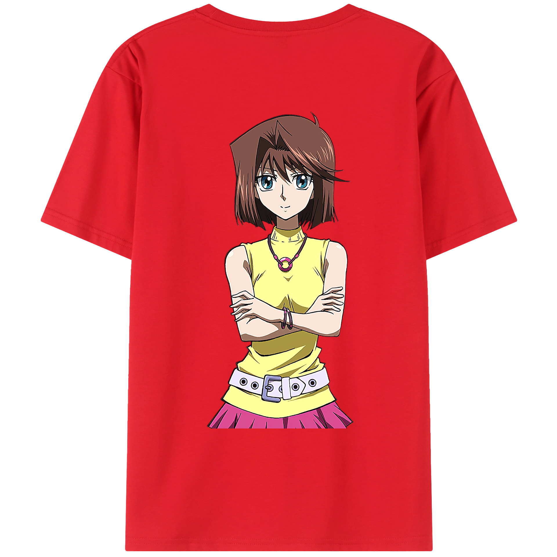遊☆戯☆王 Yu-Gi-Oh! レディース半袖Tシャツ(バックプリント)