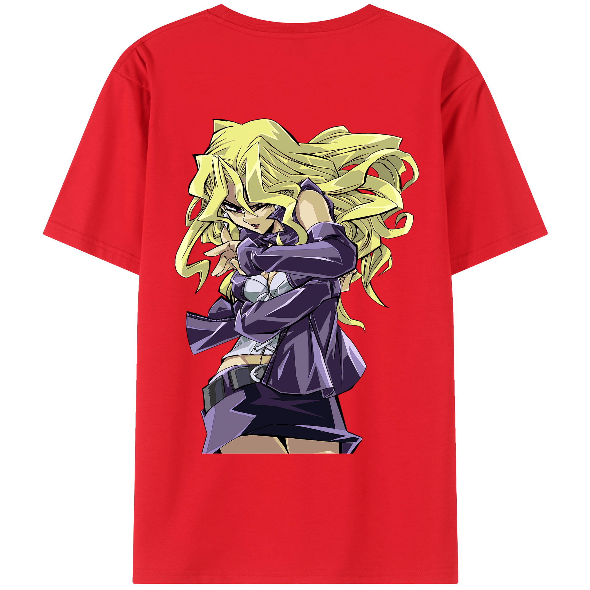 （画像用） 遊☆戯☆王 Yu-Gi-Oh! レディース半袖Tシャツ(バックプリント)