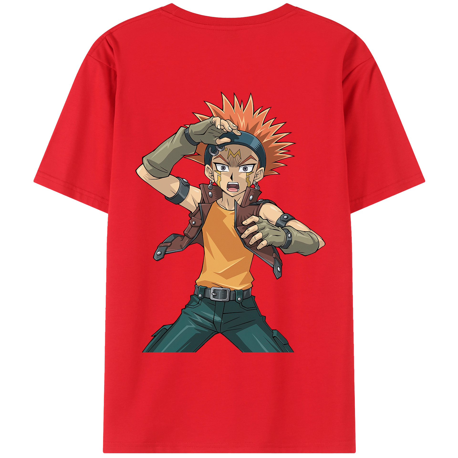 （画像用） 遊☆戯☆王 Yu-Gi-Oh! レディース半袖Tシャツ(バックプリント)