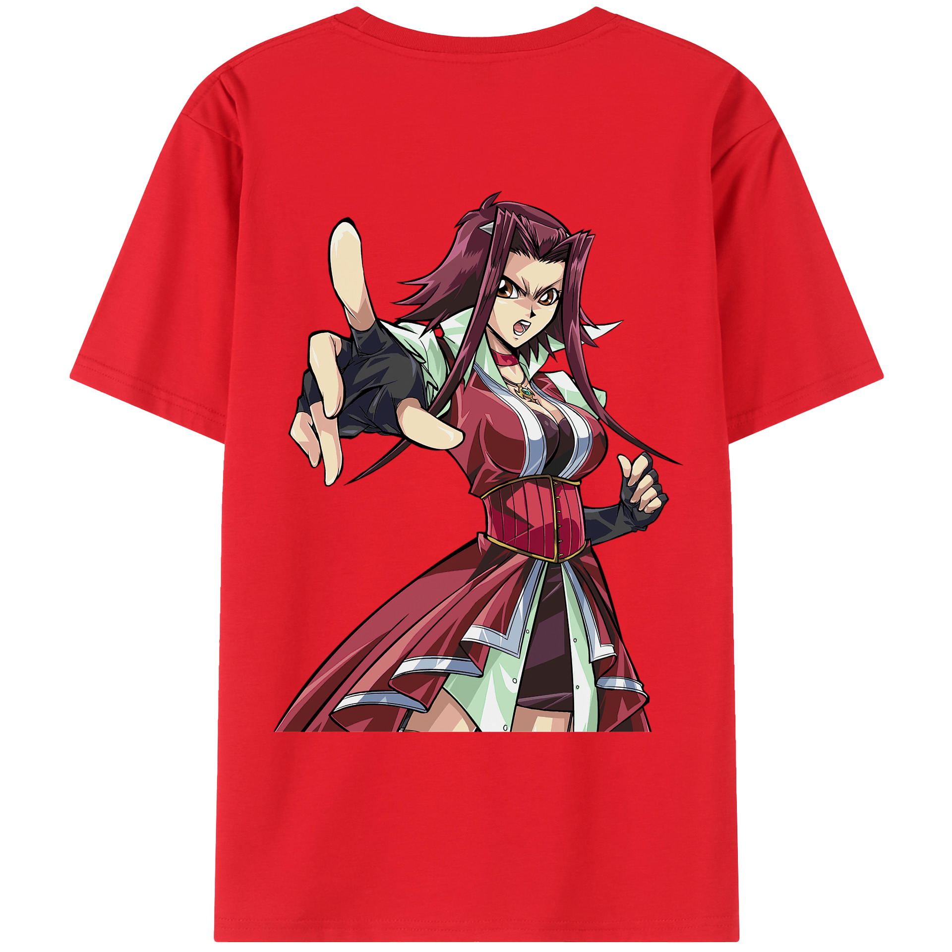 （画像用） 遊☆戯☆王 Yu-Gi-Oh! レディース半袖Tシャツ(バックプリント)