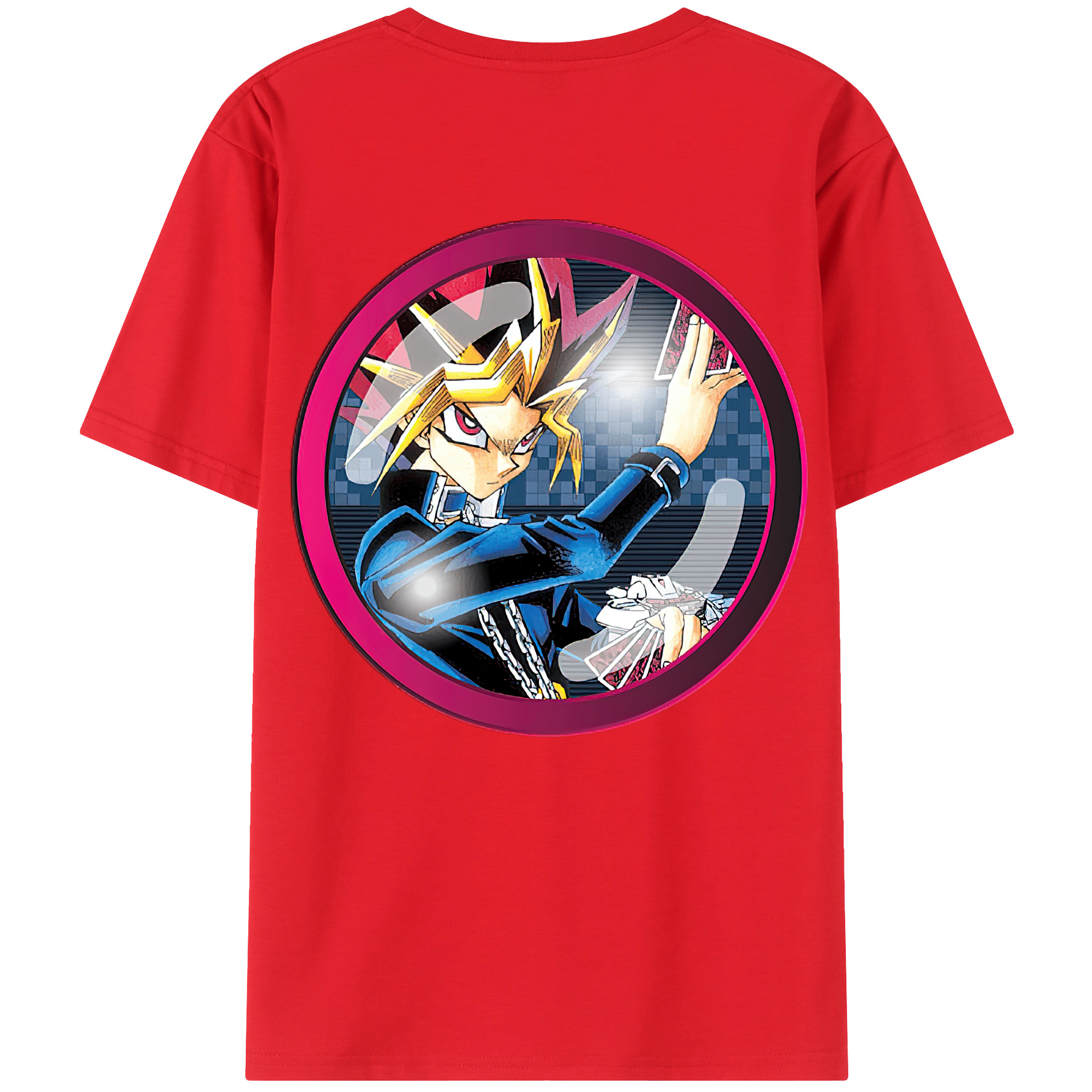 （画像用） 遊☆戯☆王 Yu-Gi-Oh! レディース半袖Tシャツ(バックプリント)