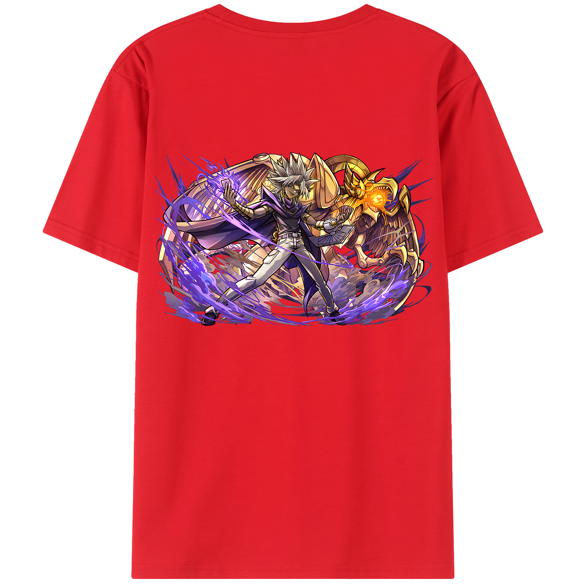 遊☆戯☆王 Yu-Gi-Oh! レディース半袖Tシャツ(バックプリント)