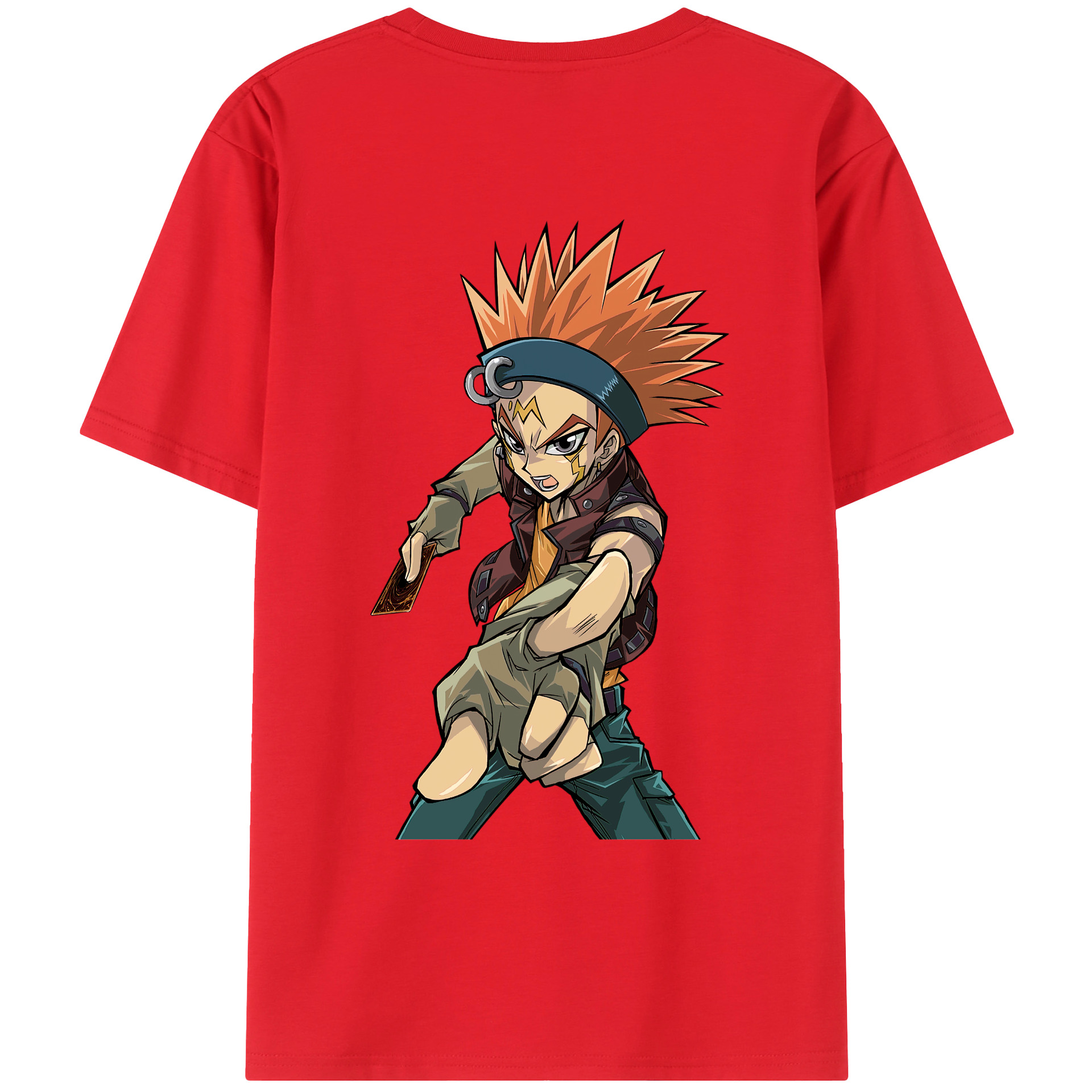 遊☆戯☆王 Yu-Gi-Oh! レディース半袖Tシャツ(バックプリント)