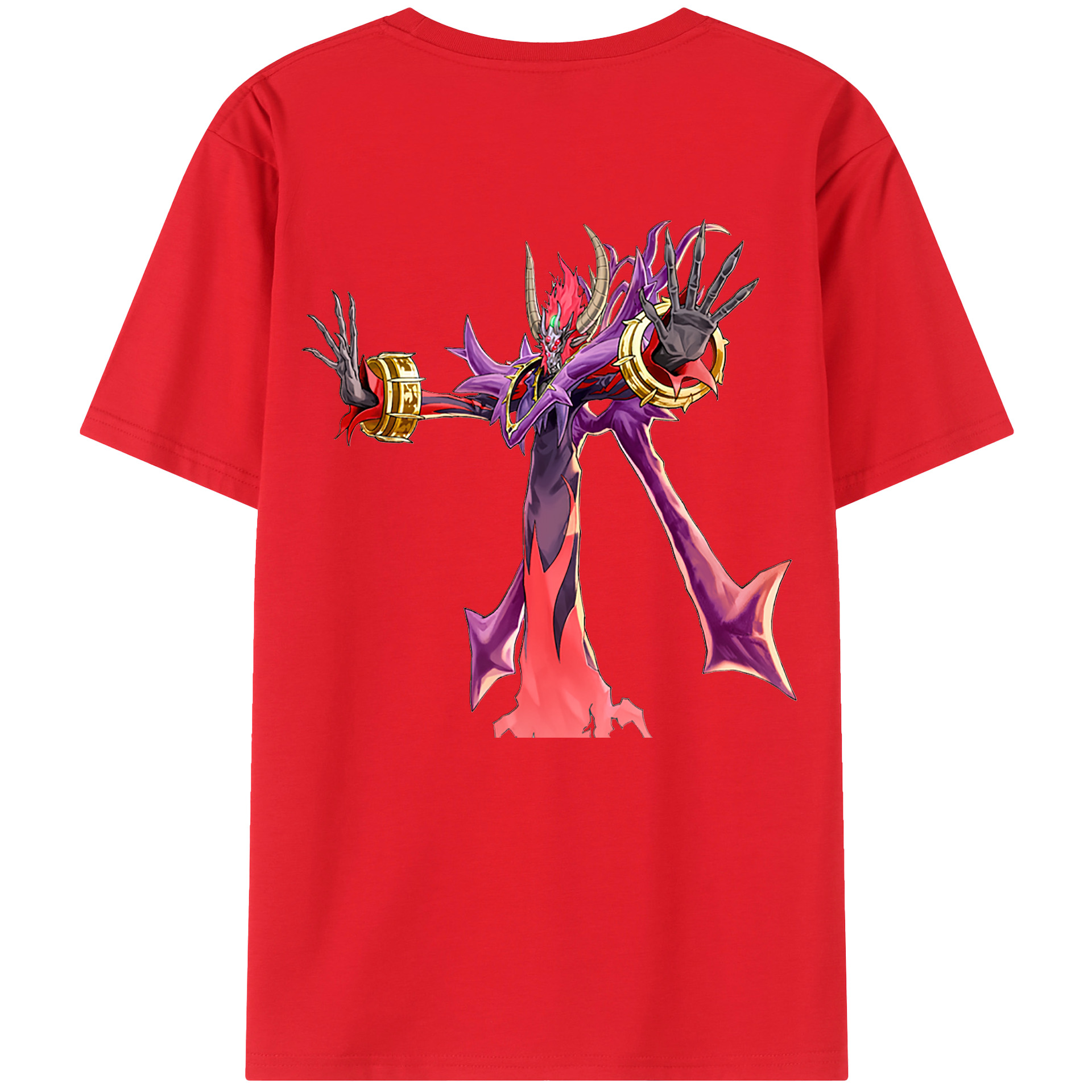 （画像用） 遊☆戯☆王 Yu-Gi-Oh! レディース半袖Tシャツ(バックプリント)