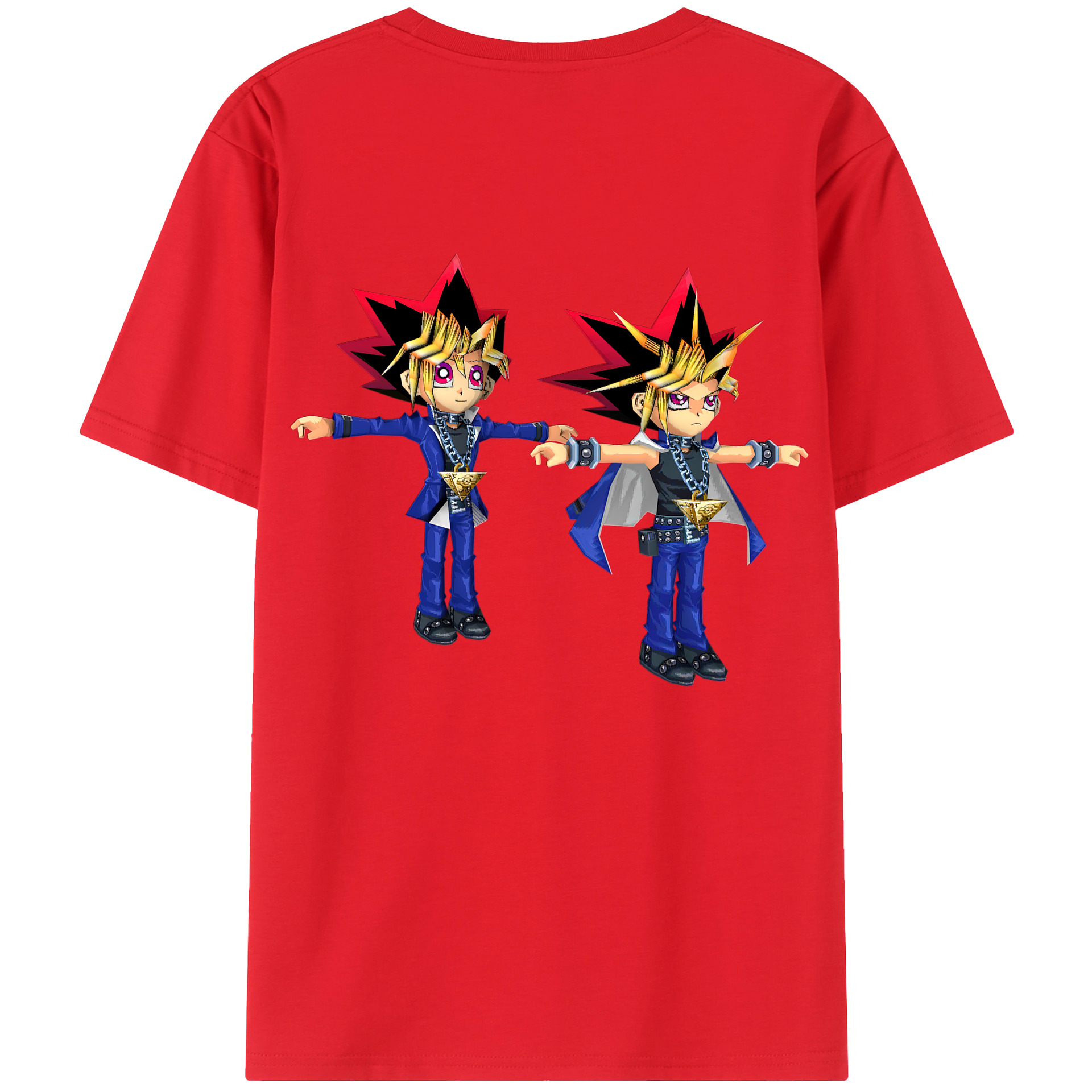 （画像用） 遊☆戯☆王 Yu-Gi-Oh! レディース半袖Tシャツ(バックプリント)