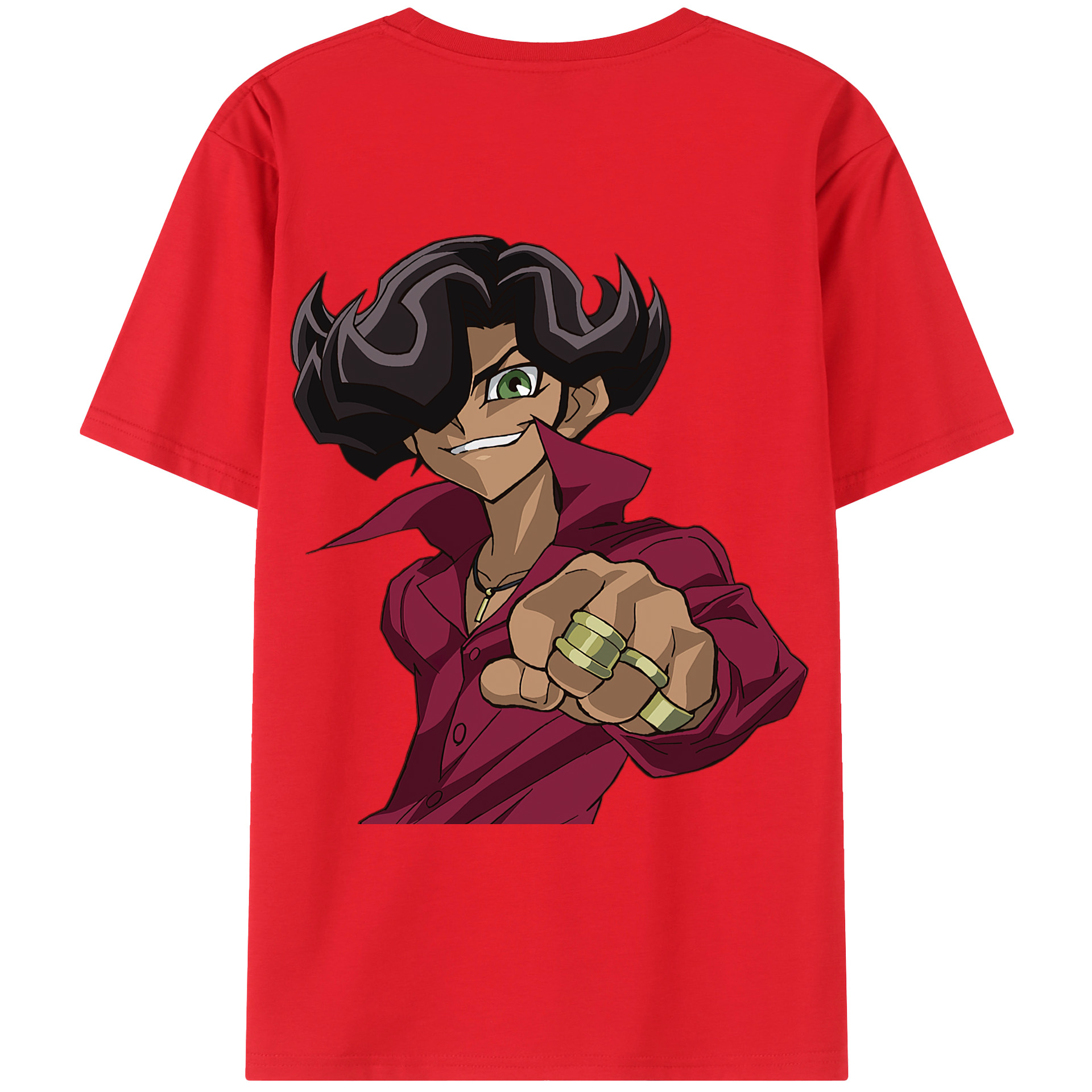 （画像用） 遊☆戯☆王 Yu-Gi-Oh! レディース半袖Tシャツ(バックプリント)