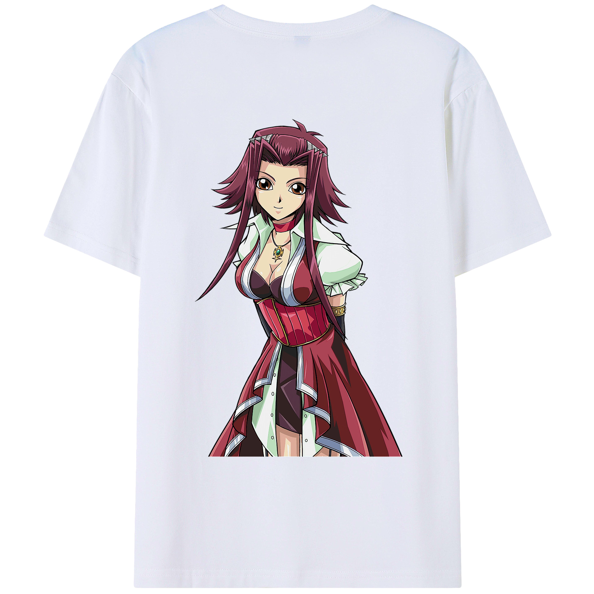 （画像用） 遊☆戯☆王 Yu-Gi-Oh! レディース半袖Tシャツ(バックプリント)