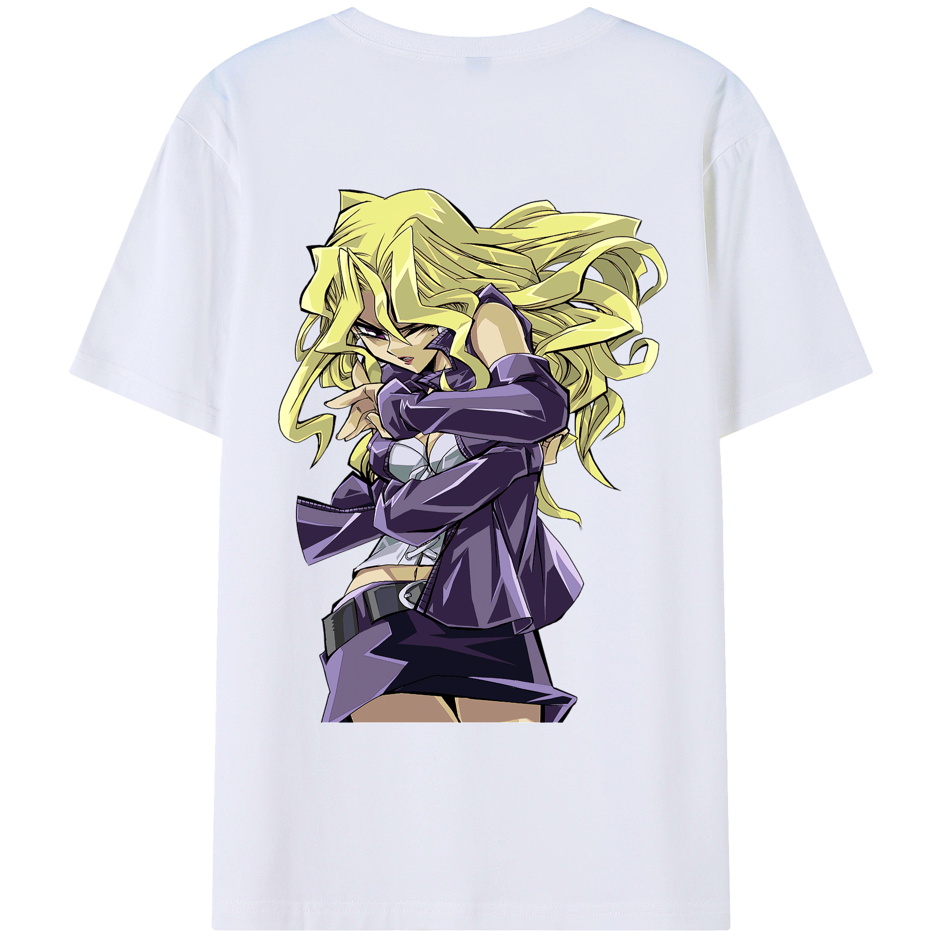 （画像用） 遊☆戯☆王 Yu-Gi-Oh! レディース半袖Tシャツ(バックプリント)