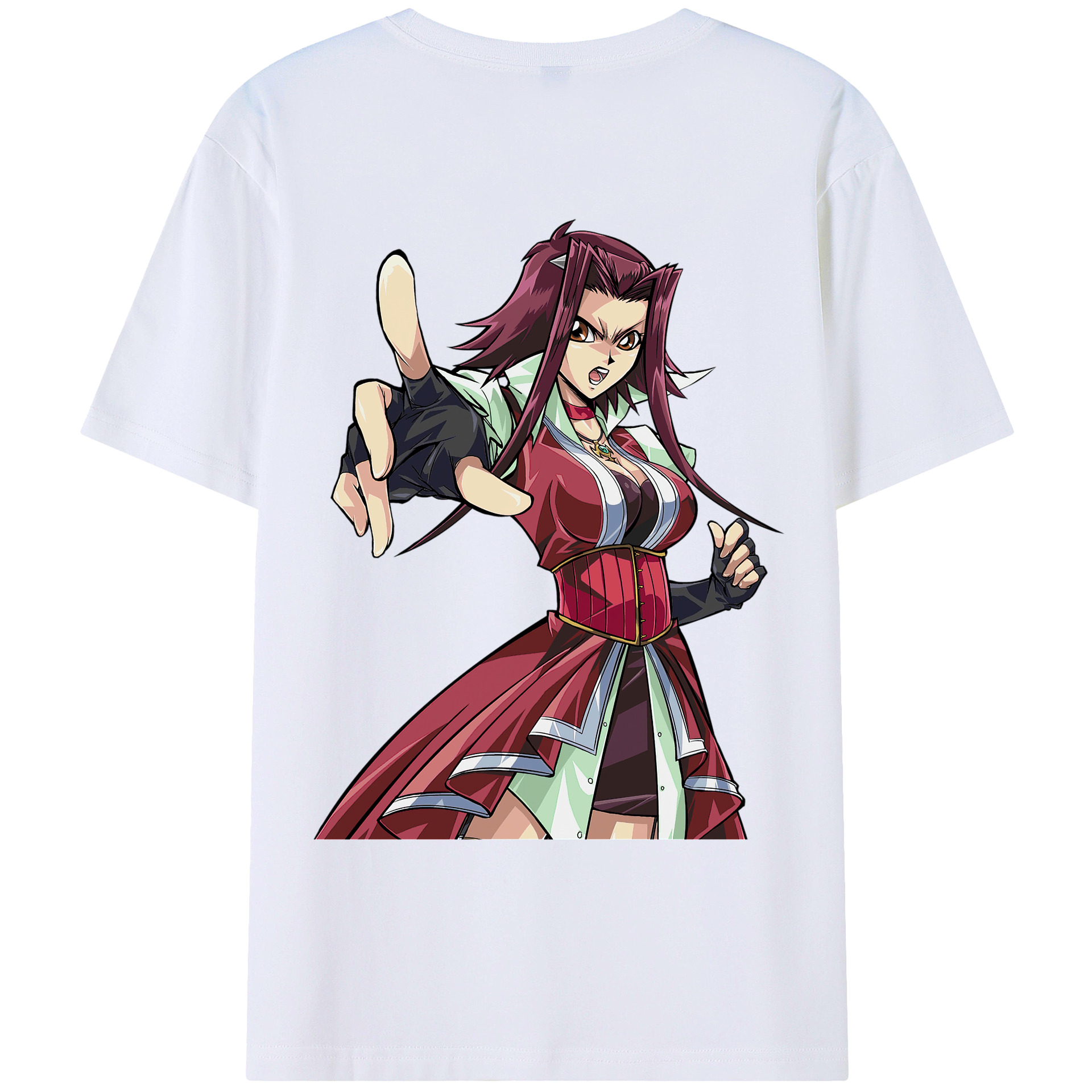 （画像用） 遊☆戯☆王 Yu-Gi-Oh! レディース半袖Tシャツ(バックプリント)
