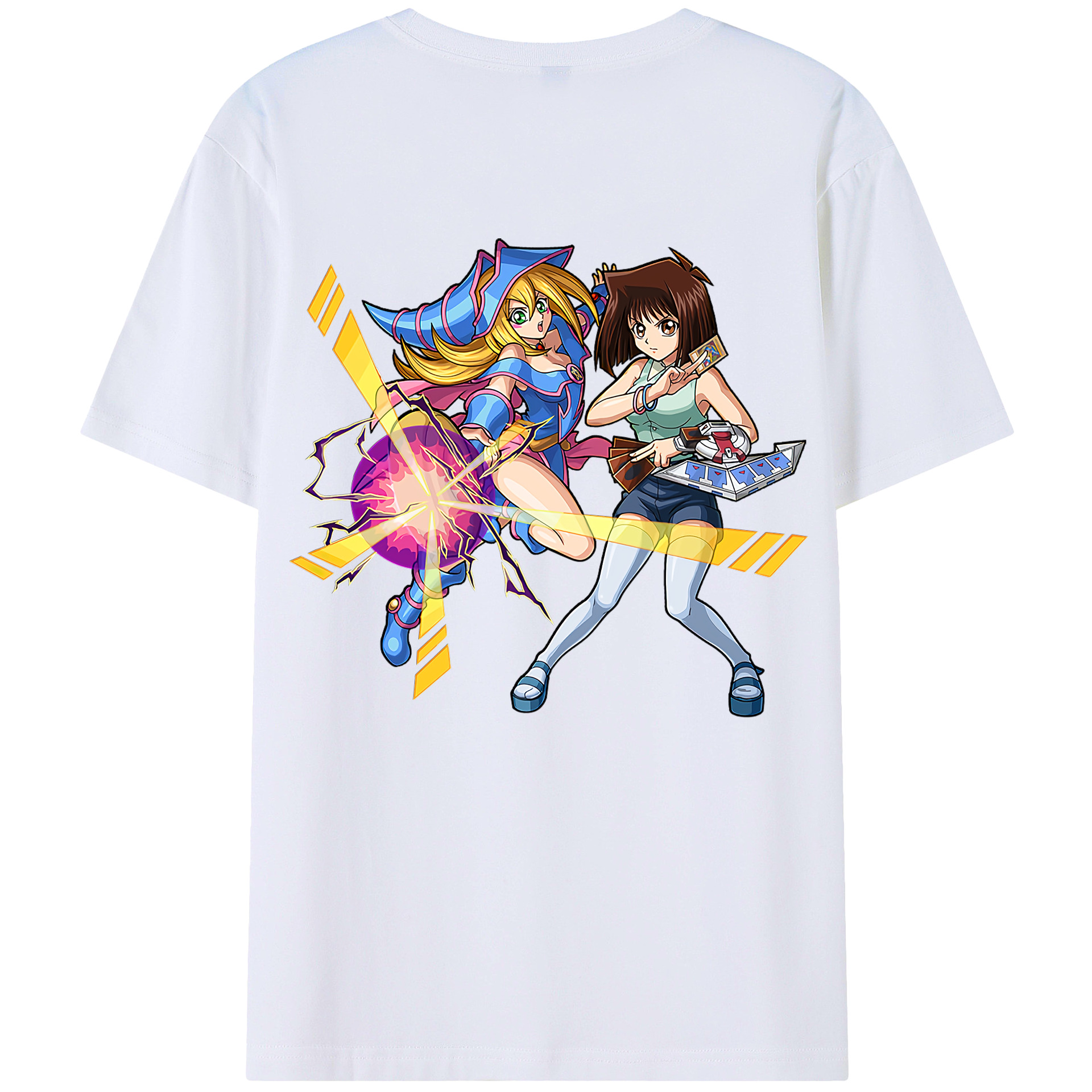 （画像用） 遊☆戯☆王 Yu-Gi-Oh! レディース半袖Tシャツ(バックプリント)