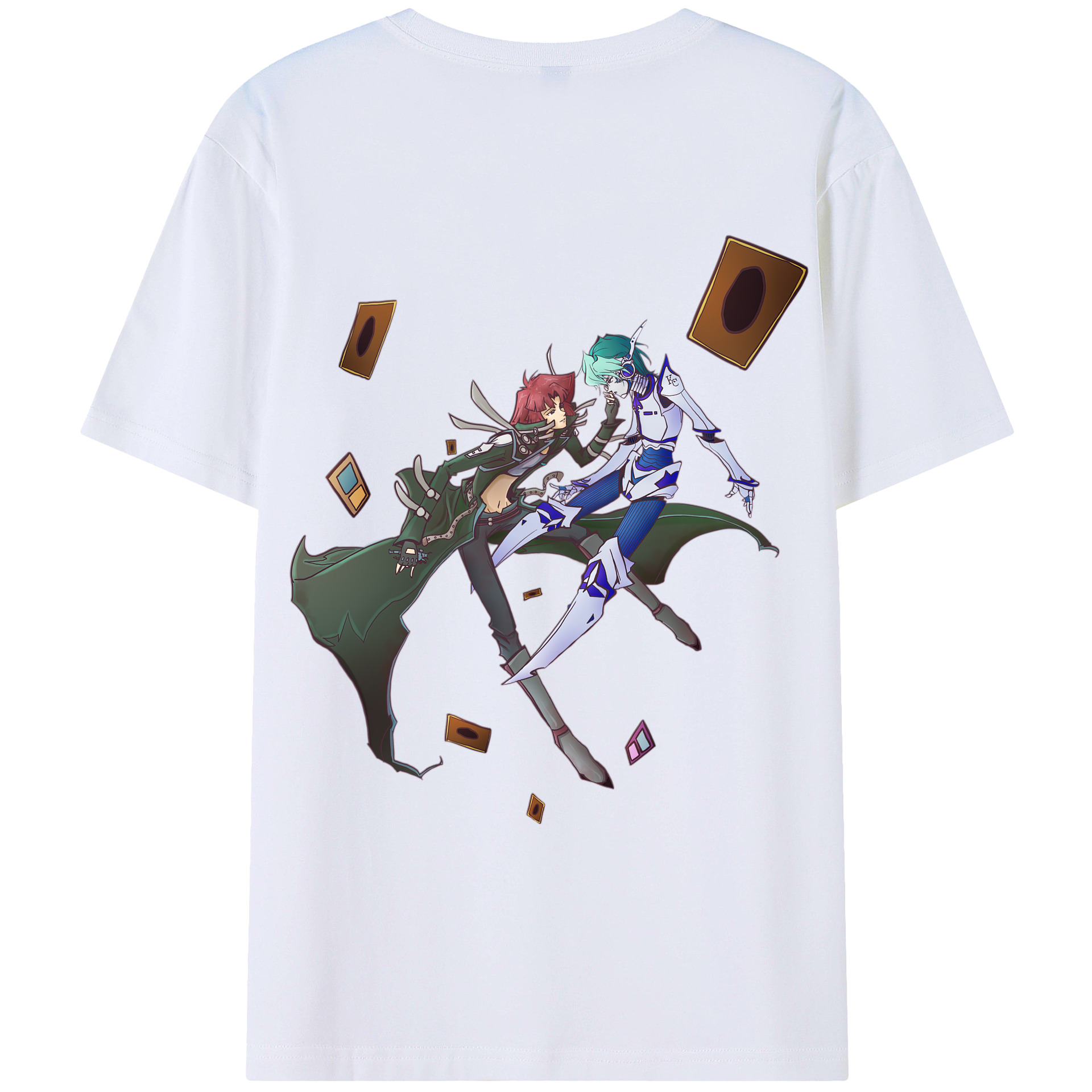 （画像用） 遊☆戯☆王 Yu-Gi-Oh! レディース半袖Tシャツ(バックプリント)