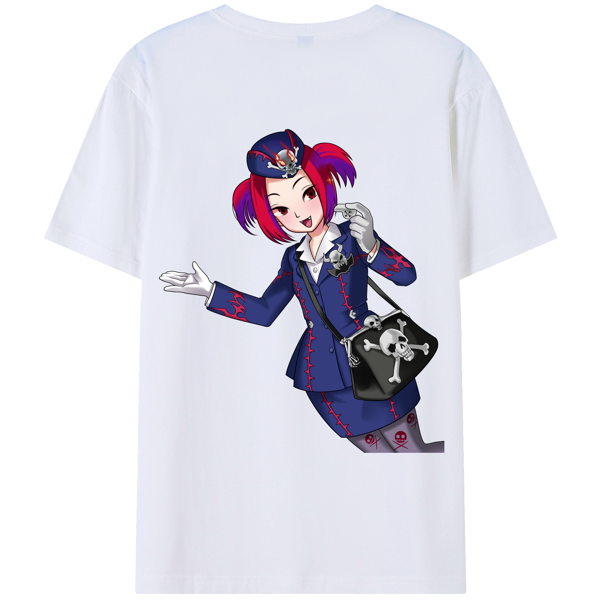 （画像用） 遊☆戯☆王 Yu-Gi-Oh! レディース半袖Tシャツ(バックプリント)
