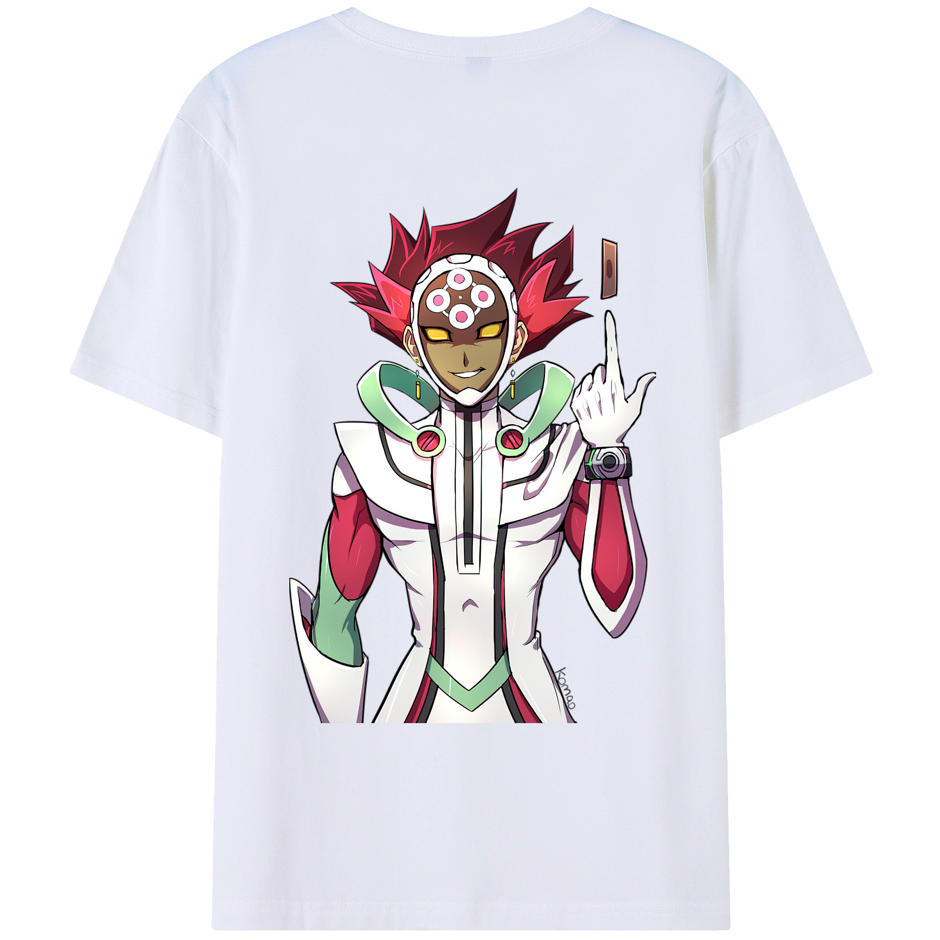 （画像用） 遊☆戯☆王 Yu-Gi-Oh! レディース半袖Tシャツ(バックプリント)