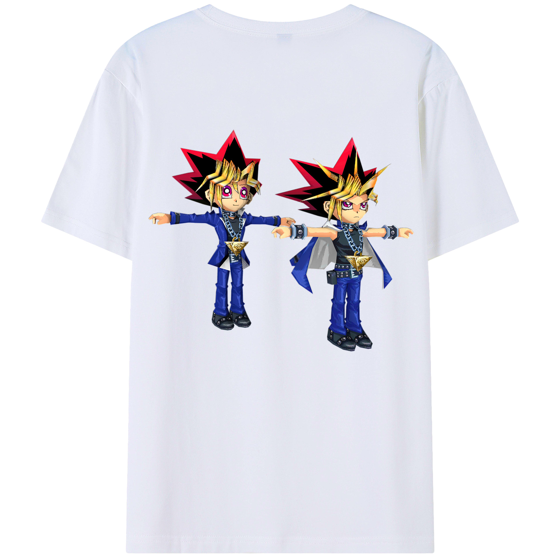（画像用） 遊☆戯☆王 Yu-Gi-Oh! レディース半袖Tシャツ(バックプリント)