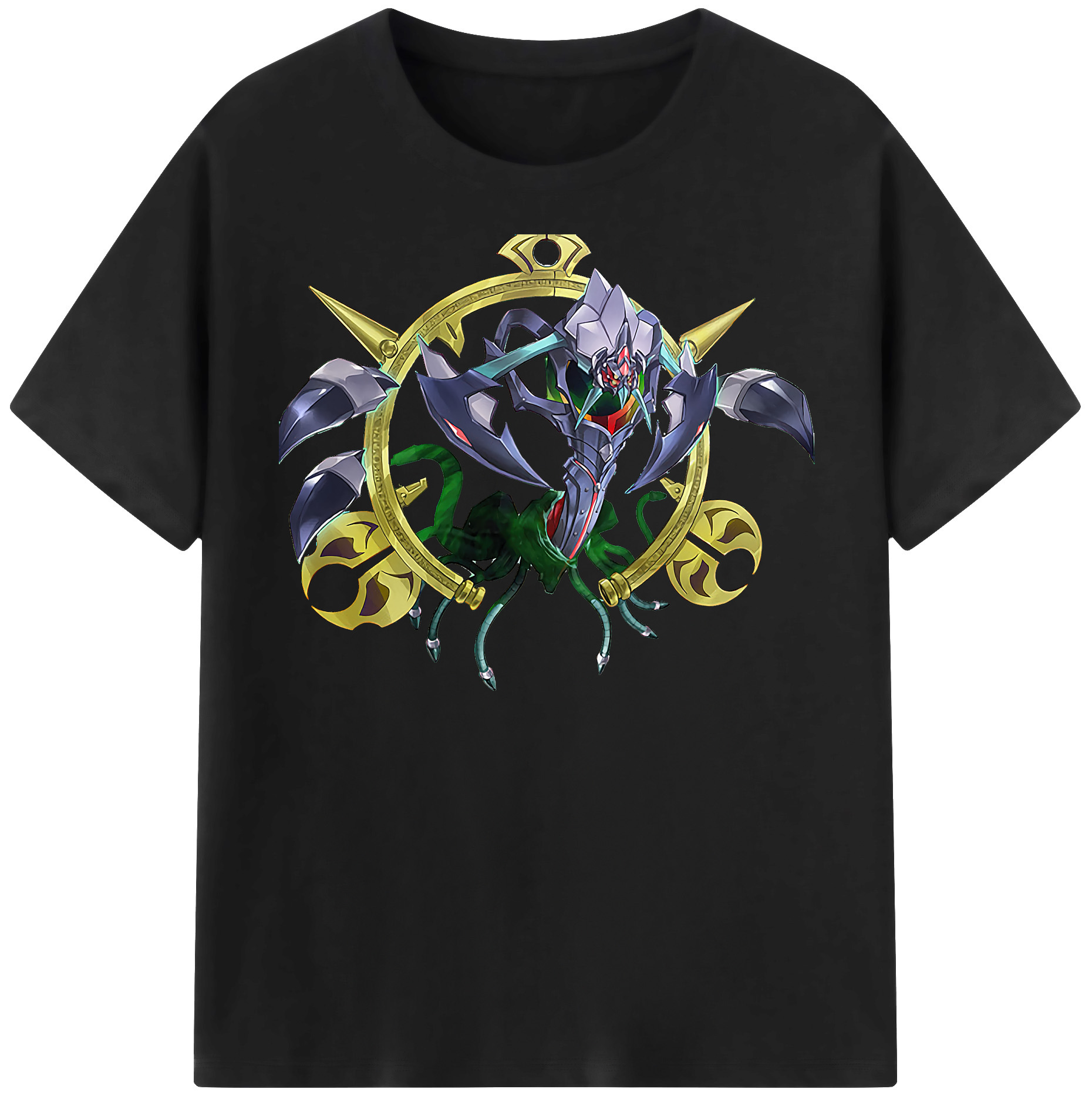 （画像用） 遊☆戯☆王 Yu-Gi-Oh! レディースカジュアルプリントTシャツ（綿100％）