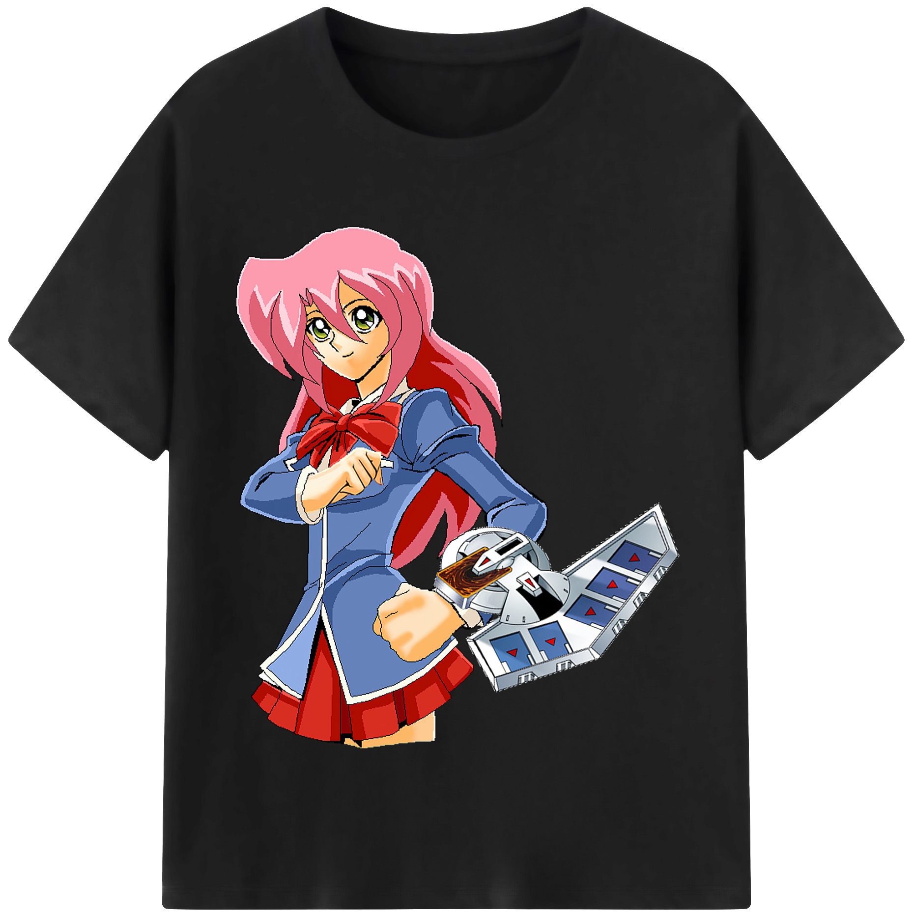 （画像用） 遊☆戯☆王 Yu-Gi-Oh! レディースカジュアルプリントTシャツ（綿100％）