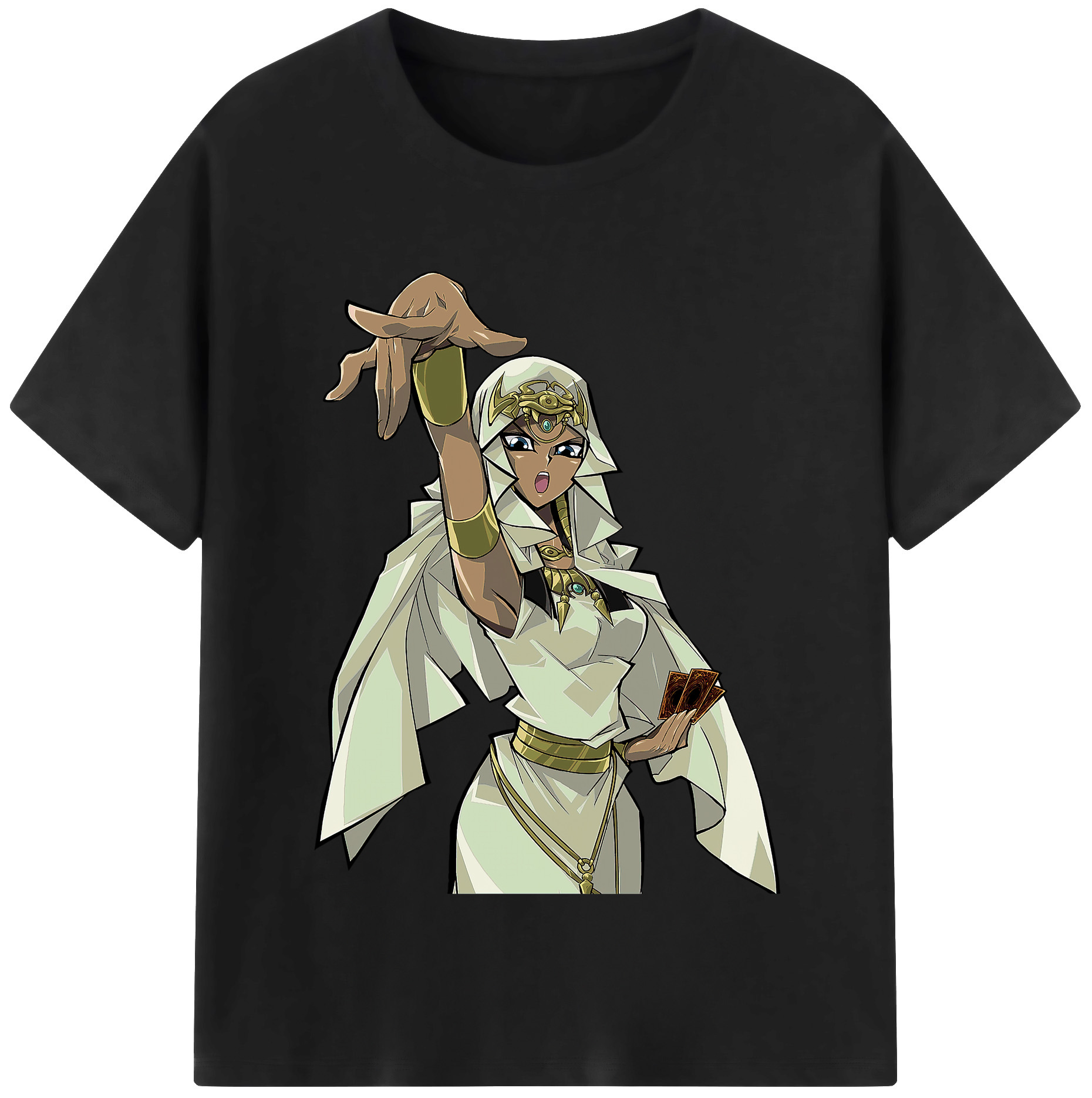（画像用） 遊☆戯☆王 Yu-Gi-Oh! レディースカジュアルプリントTシャツ（綿100％）