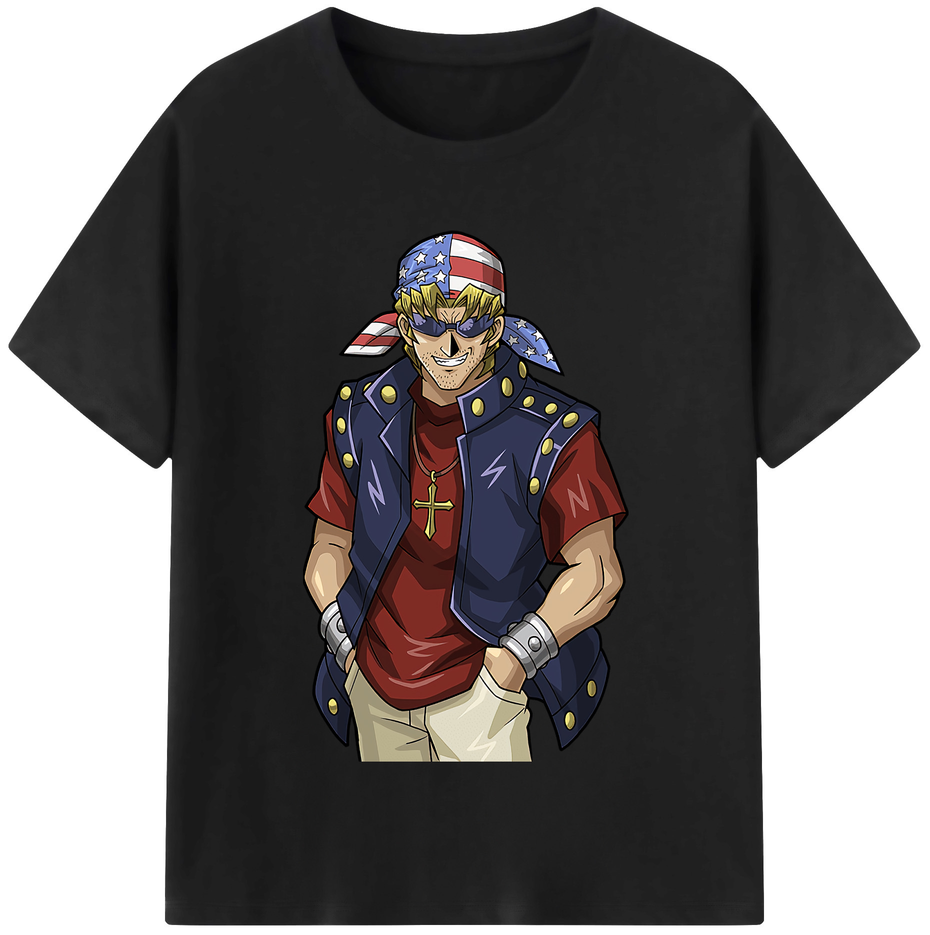 （画像用） 遊☆戯☆王 Yu-Gi-Oh! レディースカジュアルプリントTシャツ（綿100％）