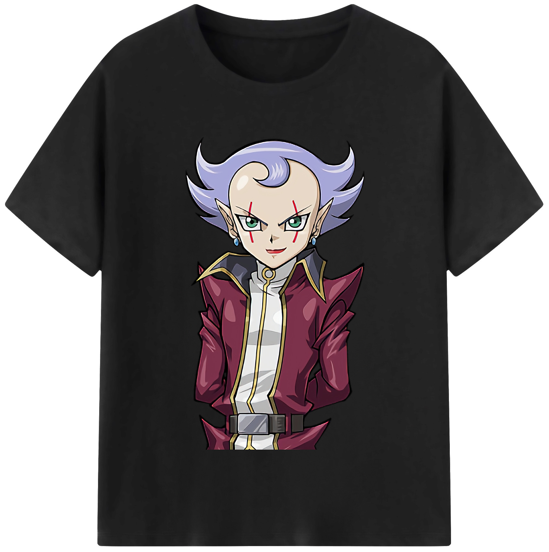 （画像用） 遊☆戯☆王 Yu-Gi-Oh! レディースカジュアルプリントTシャツ（綿100％）
