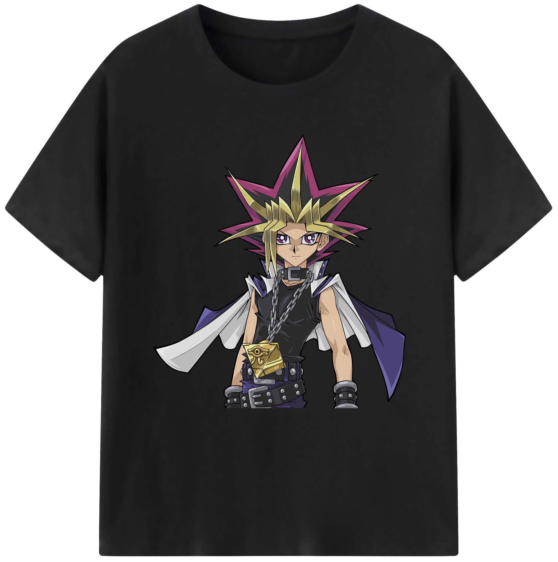 （画像用） 遊☆戯☆王 Yu-Gi-Oh! レディースカジュアルプリントTシャツ（綿100％）