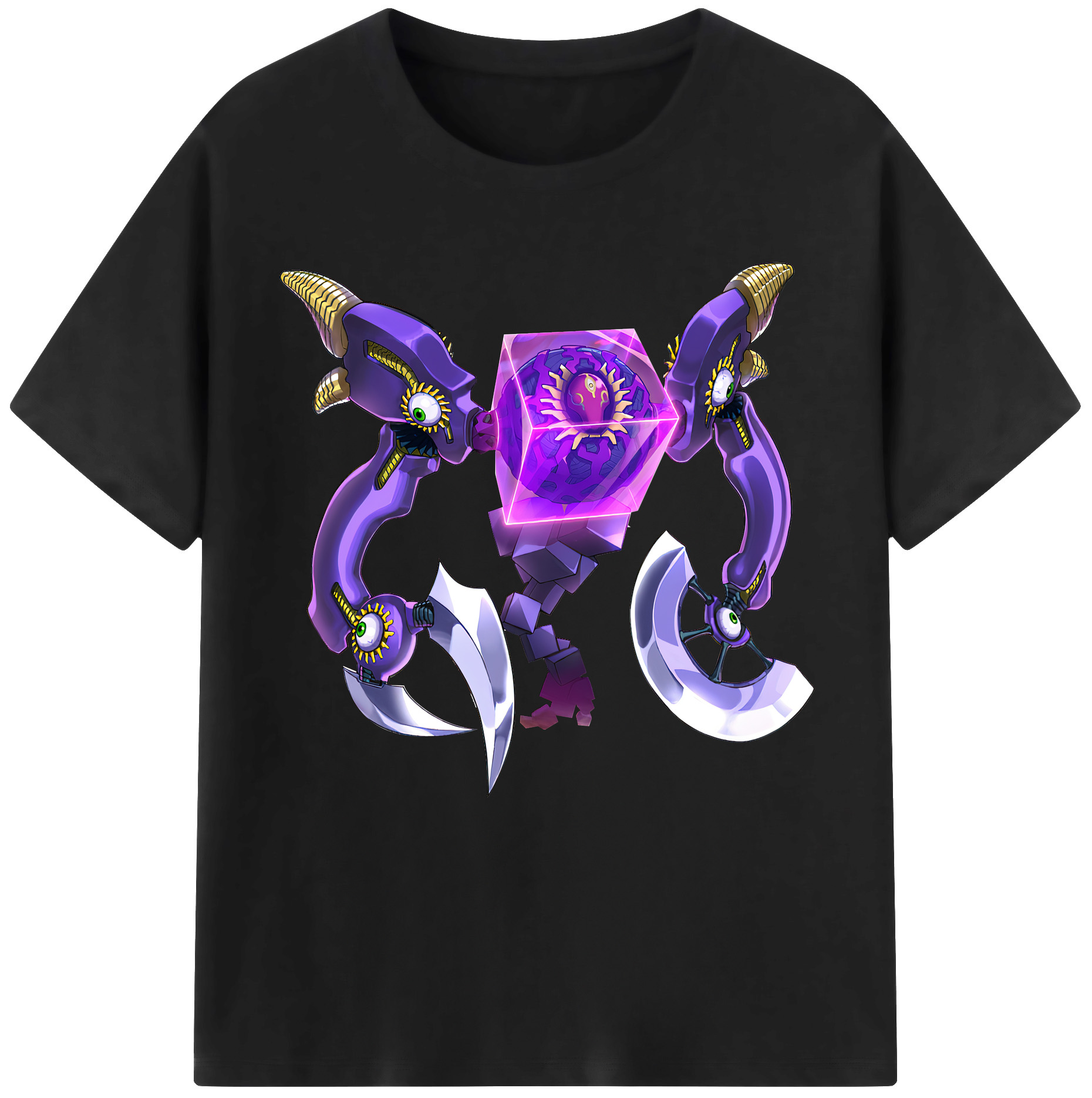 （画像用） 遊☆戯☆王 Yu-Gi-Oh! レディースカジュアルプリントTシャツ（綿100％）