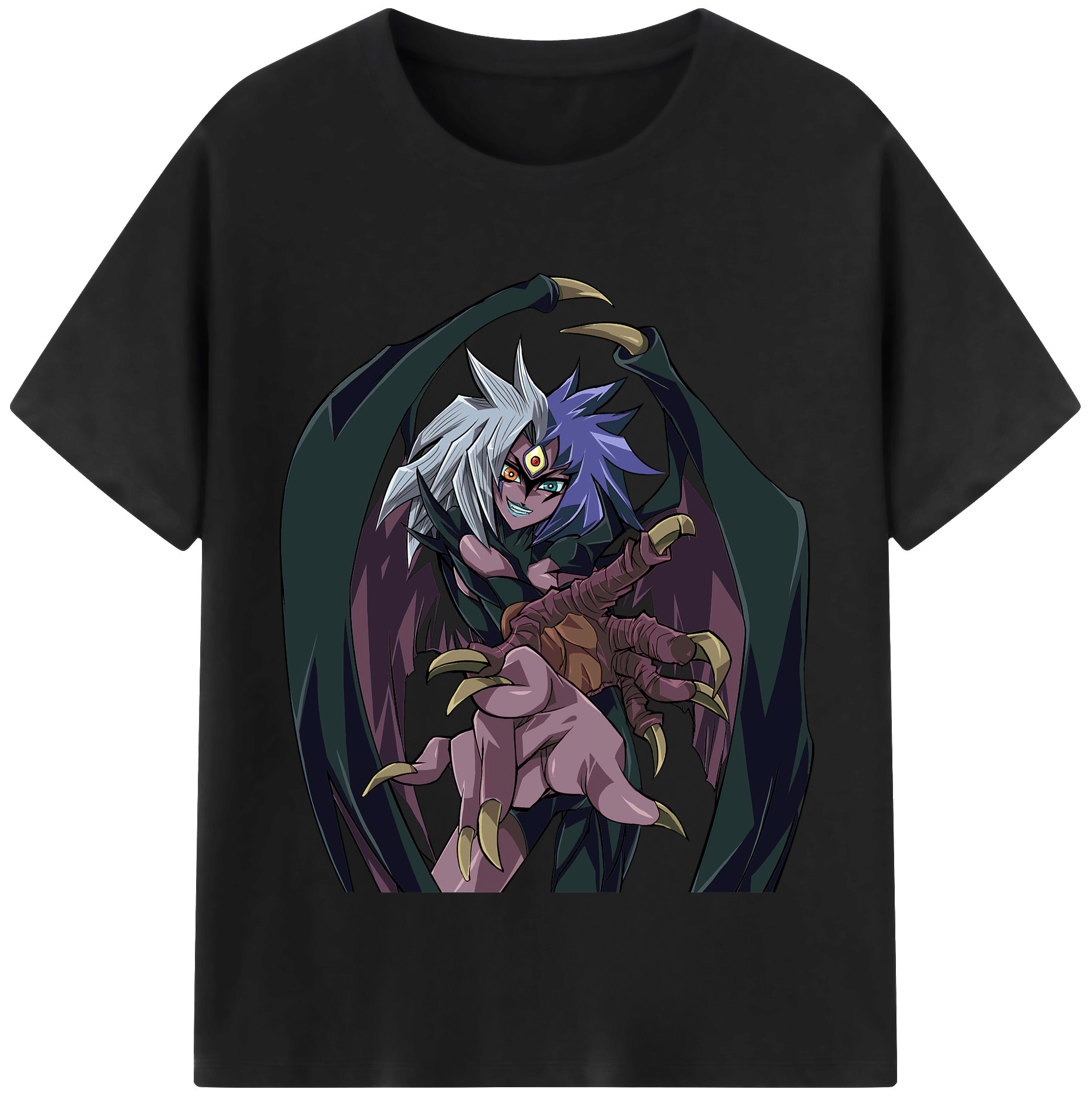 （画像用） 遊☆戯☆王 Yu-Gi-Oh! レディースカジュアルプリントTシャツ（綿100％）