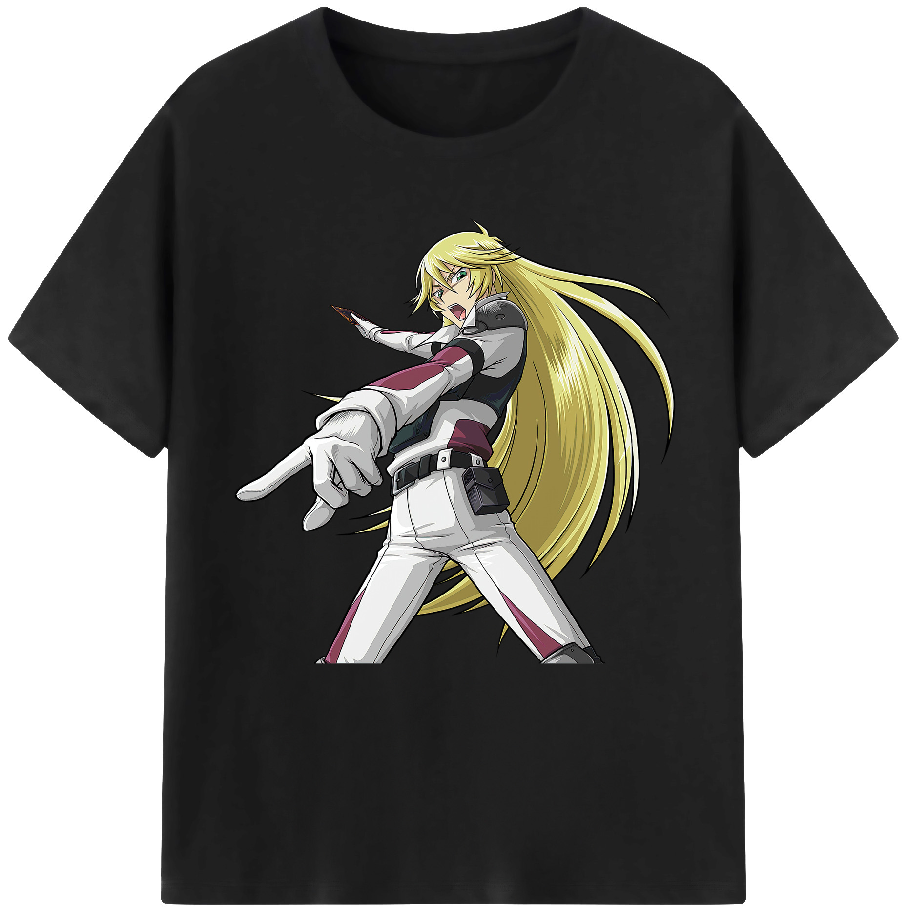 （画像用） 遊☆戯☆王 Yu-Gi-Oh! レディースカジュアルプリントTシャツ（綿100％）