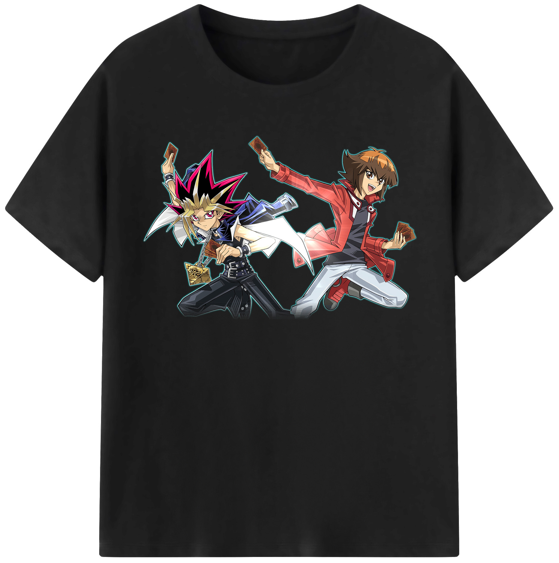 （画像用） 遊☆戯☆王 Yu-Gi-Oh! レディースカジュアルプリントTシャツ（綿100％）