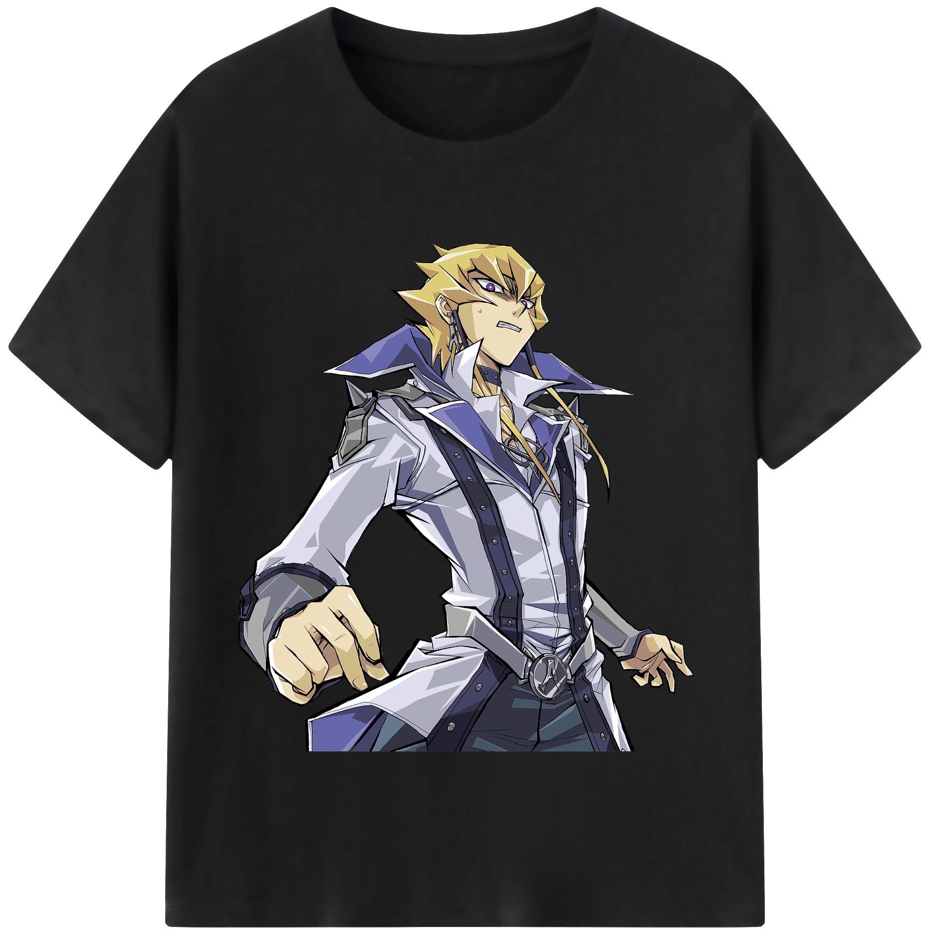 （画像用） 遊☆戯☆王 Yu-Gi-Oh! レディースカジュアルプリントTシャツ（綿100％）