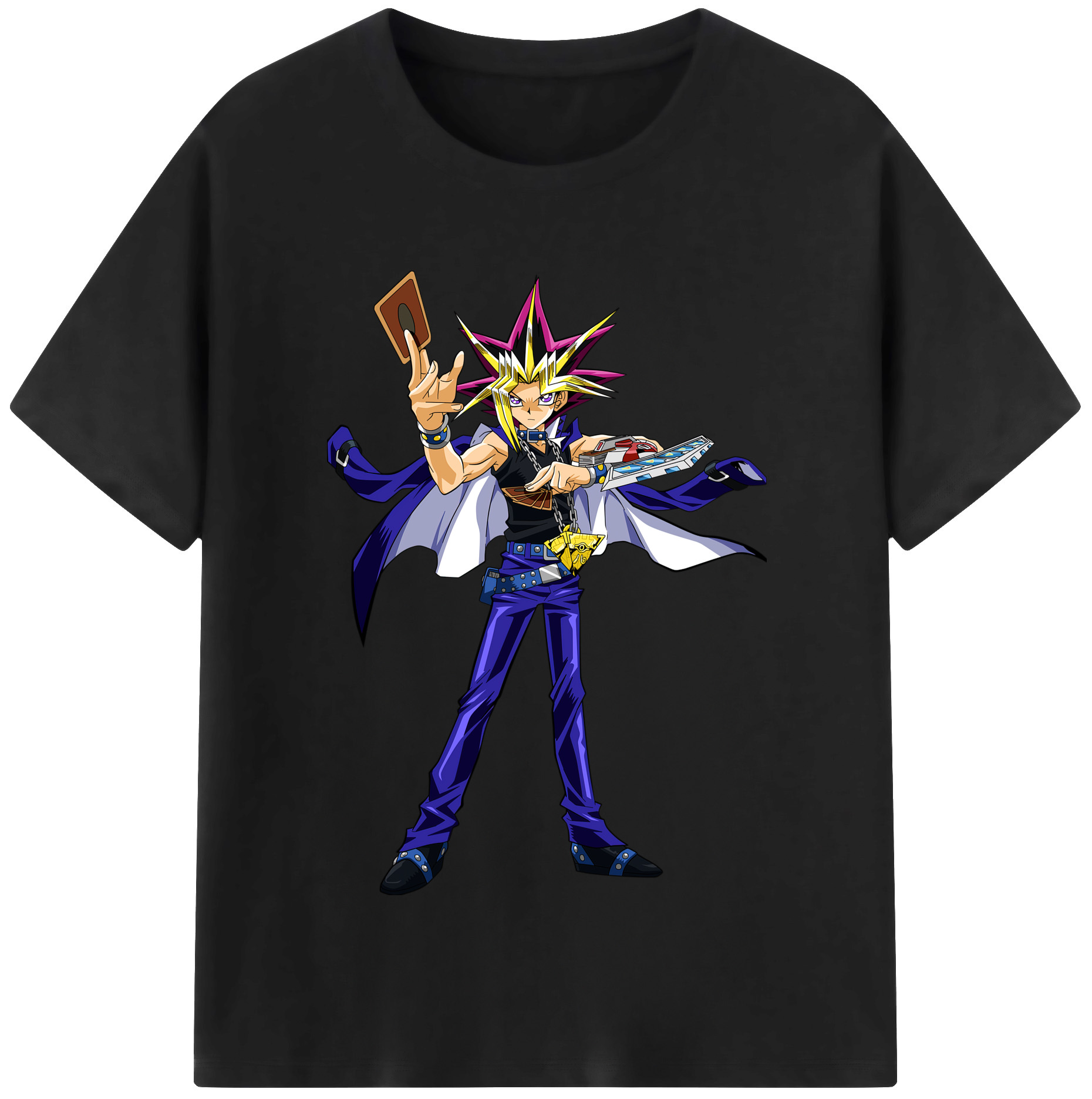 （画像用） 遊☆戯☆王 Yu-Gi-Oh! レディースカジュアルプリントTシャツ（綿100％）