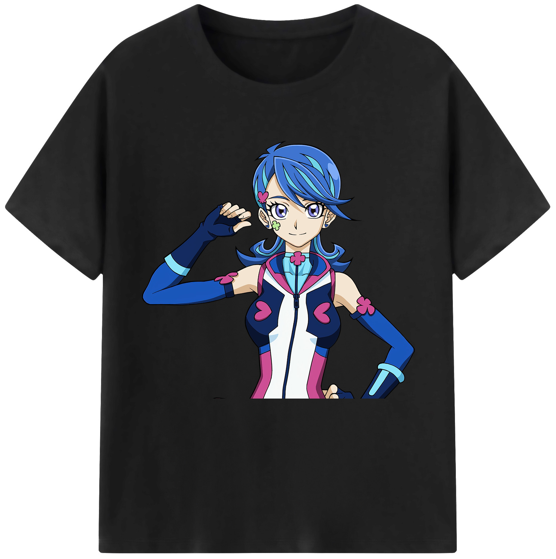 （画像用） 遊☆戯☆王 Yu-Gi-Oh! レディースカジュアルプリントTシャツ（綿100％）