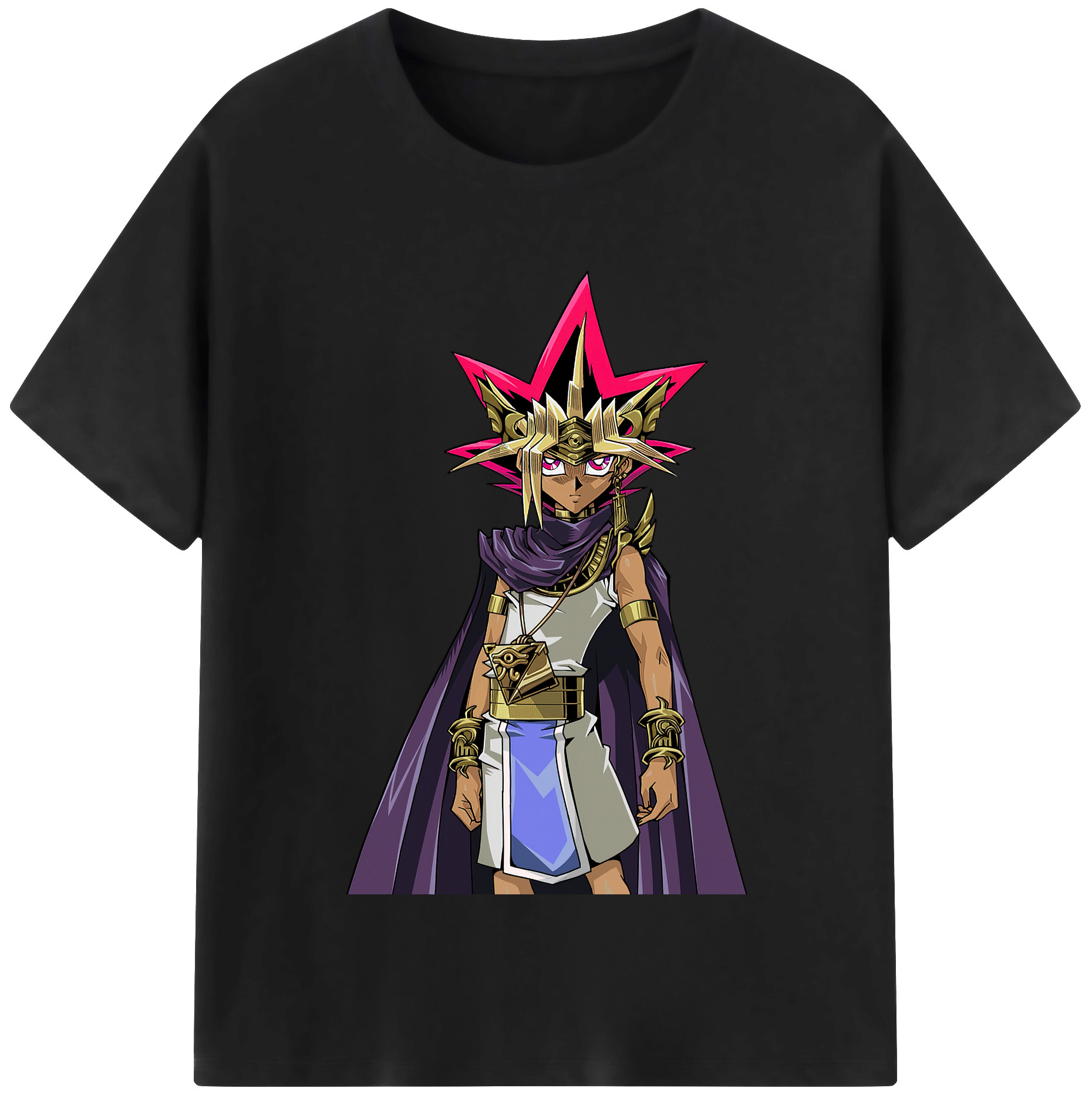 （画像用） 遊☆戯☆王 Yu-Gi-Oh! レディースカジュアルプリントTシャツ（綿100％）
