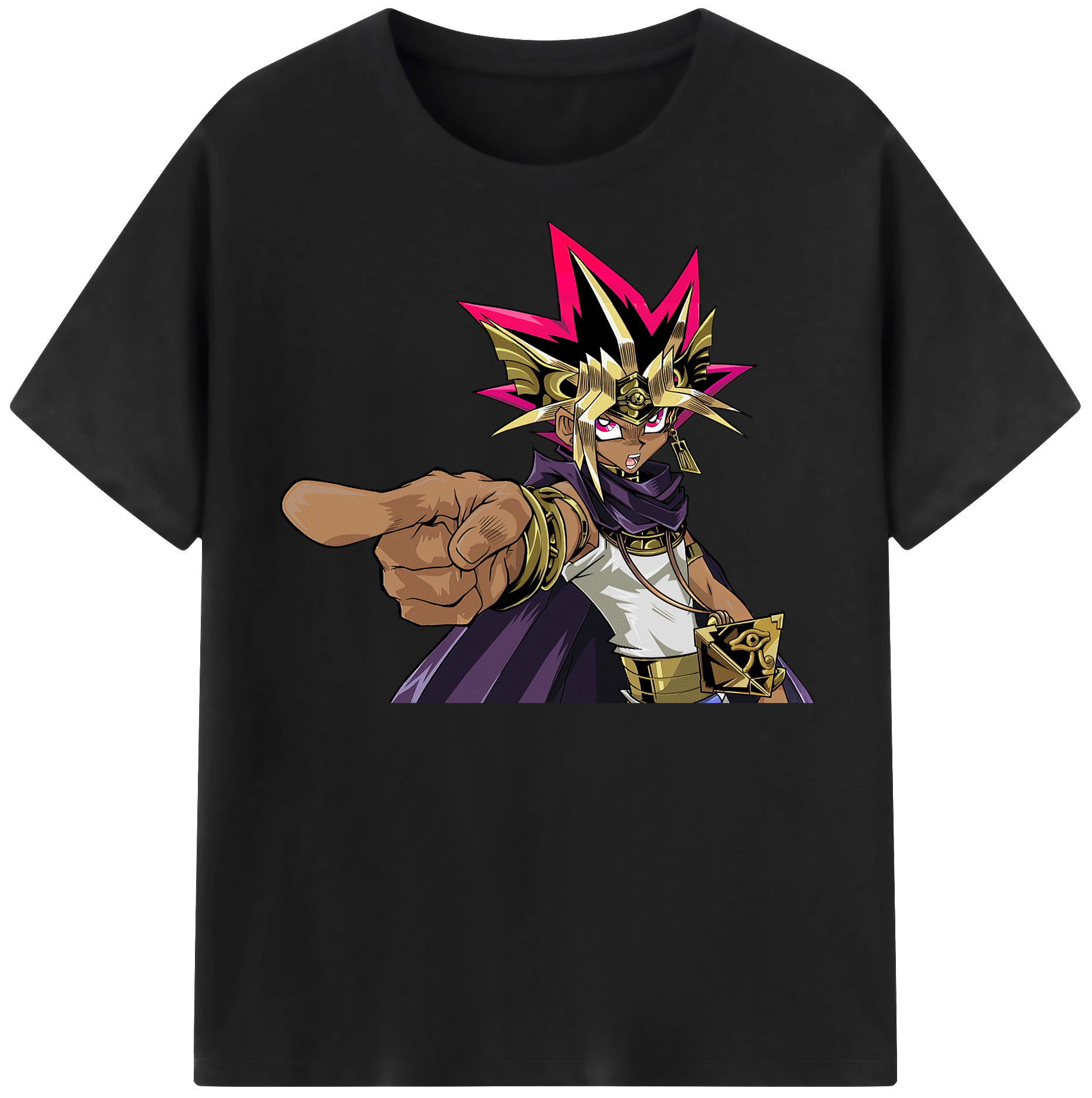 （画像用） 遊☆戯☆王 Yu-Gi-Oh! レディースカジュアルプリントTシャツ（綿100％）