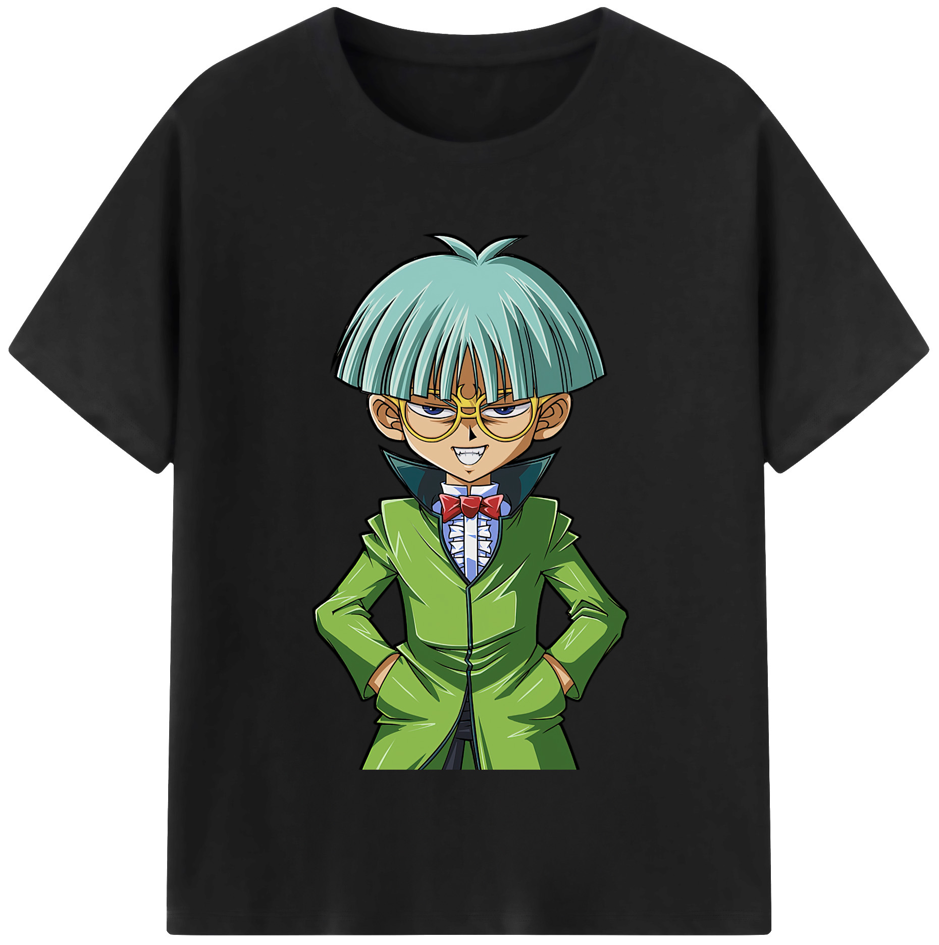 （画像用） 遊☆戯☆王 Yu-Gi-Oh! レディースカジュアルプリントTシャツ（綿100％）