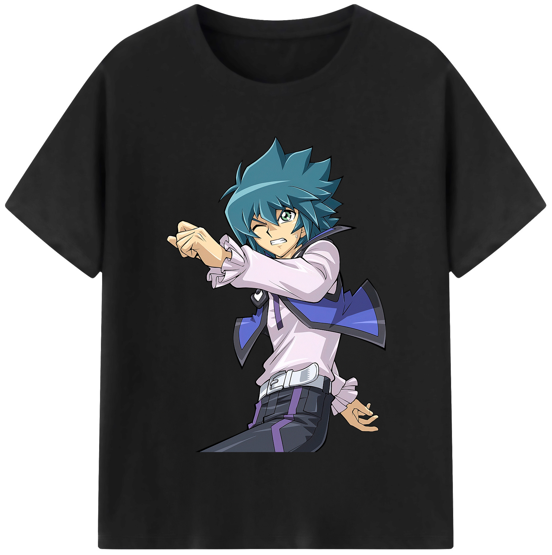 （画像用） 遊☆戯☆王 Yu-Gi-Oh! レディースカジュアルプリントTシャツ（綿100％）